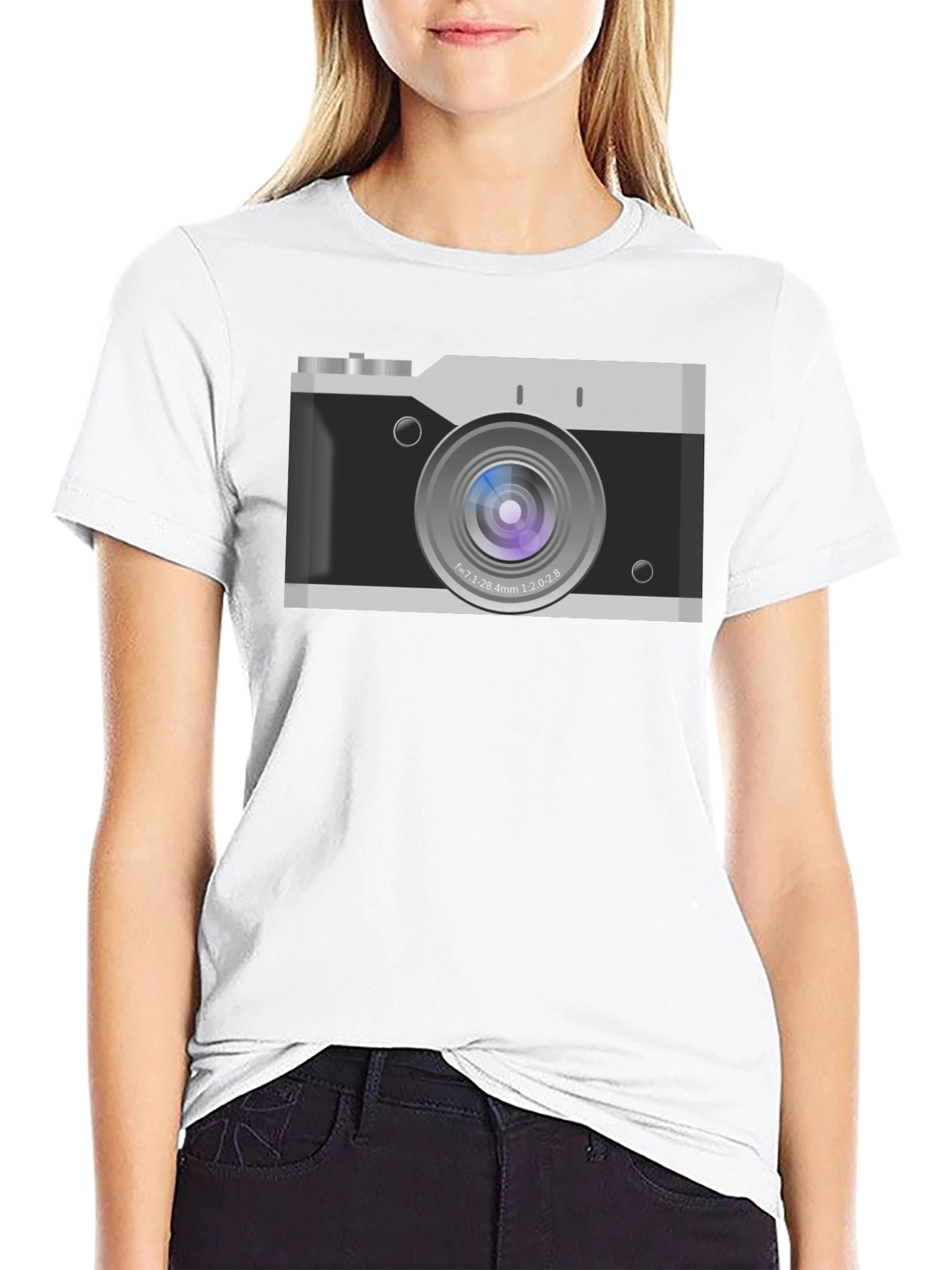 Retro Camera Graphic T-Shirt - Classic Style