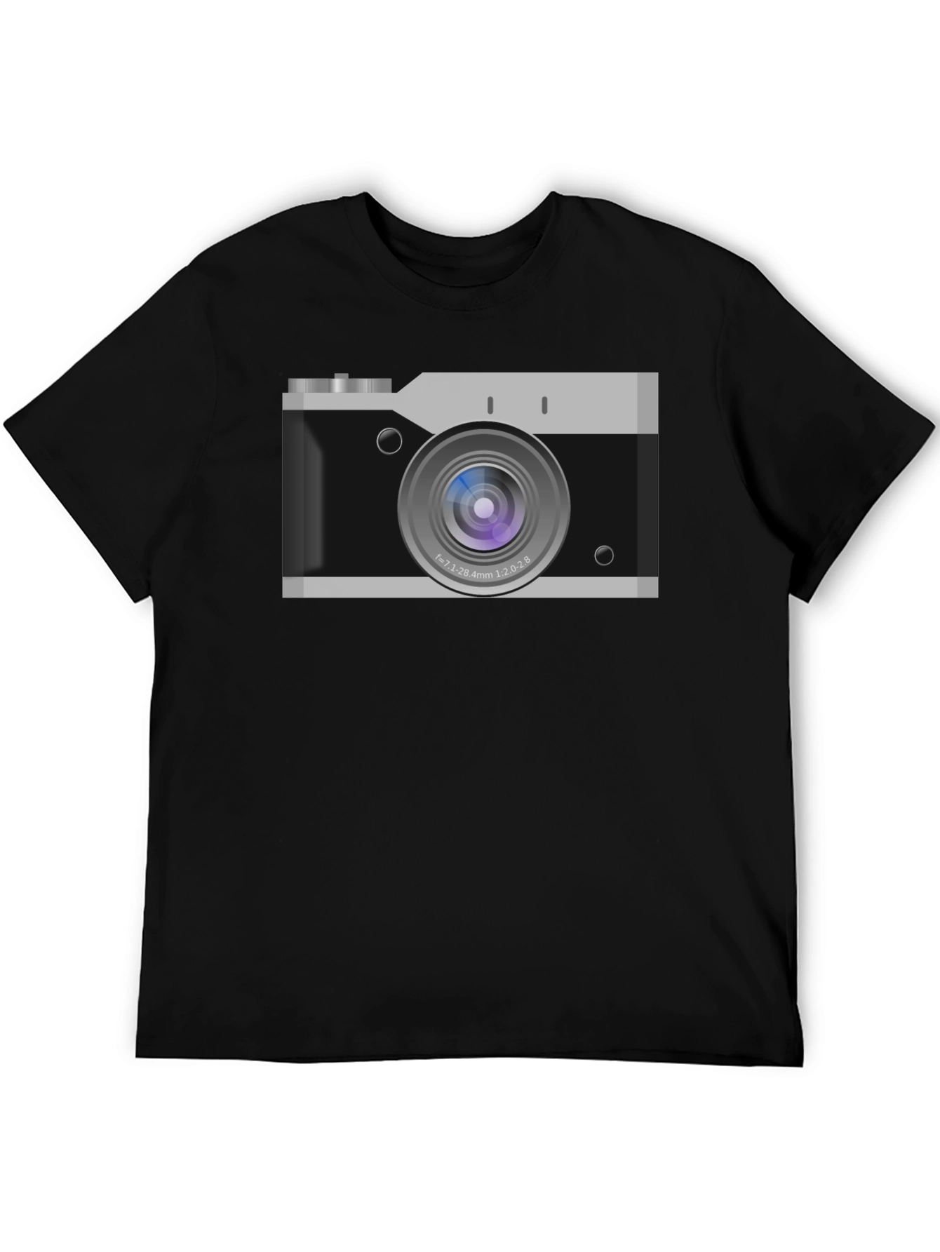 Retro Camera Graphic T-Shirt - Classic Style