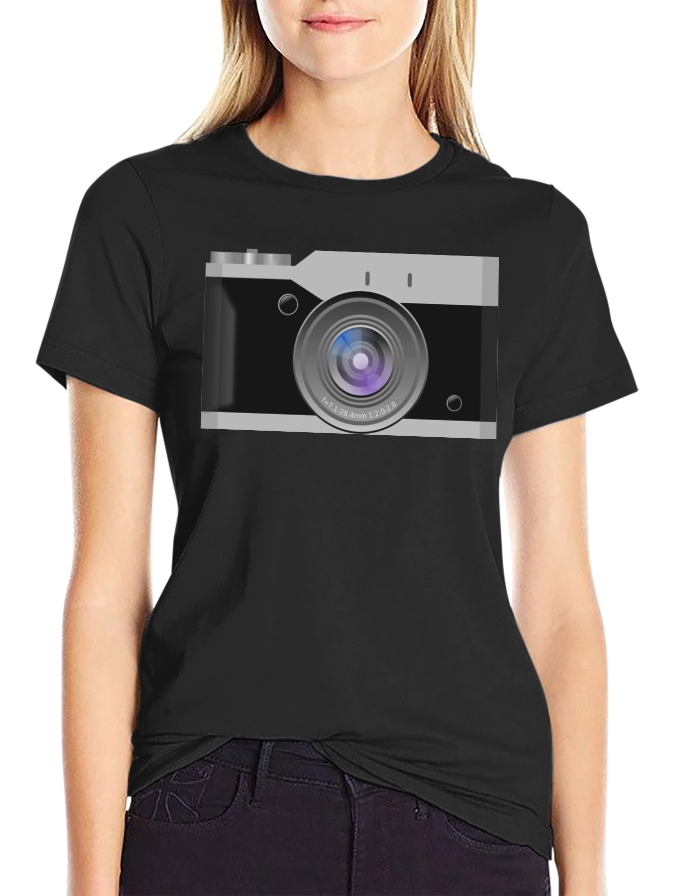 Retro Camera Graphic T-Shirt - Classic Style
