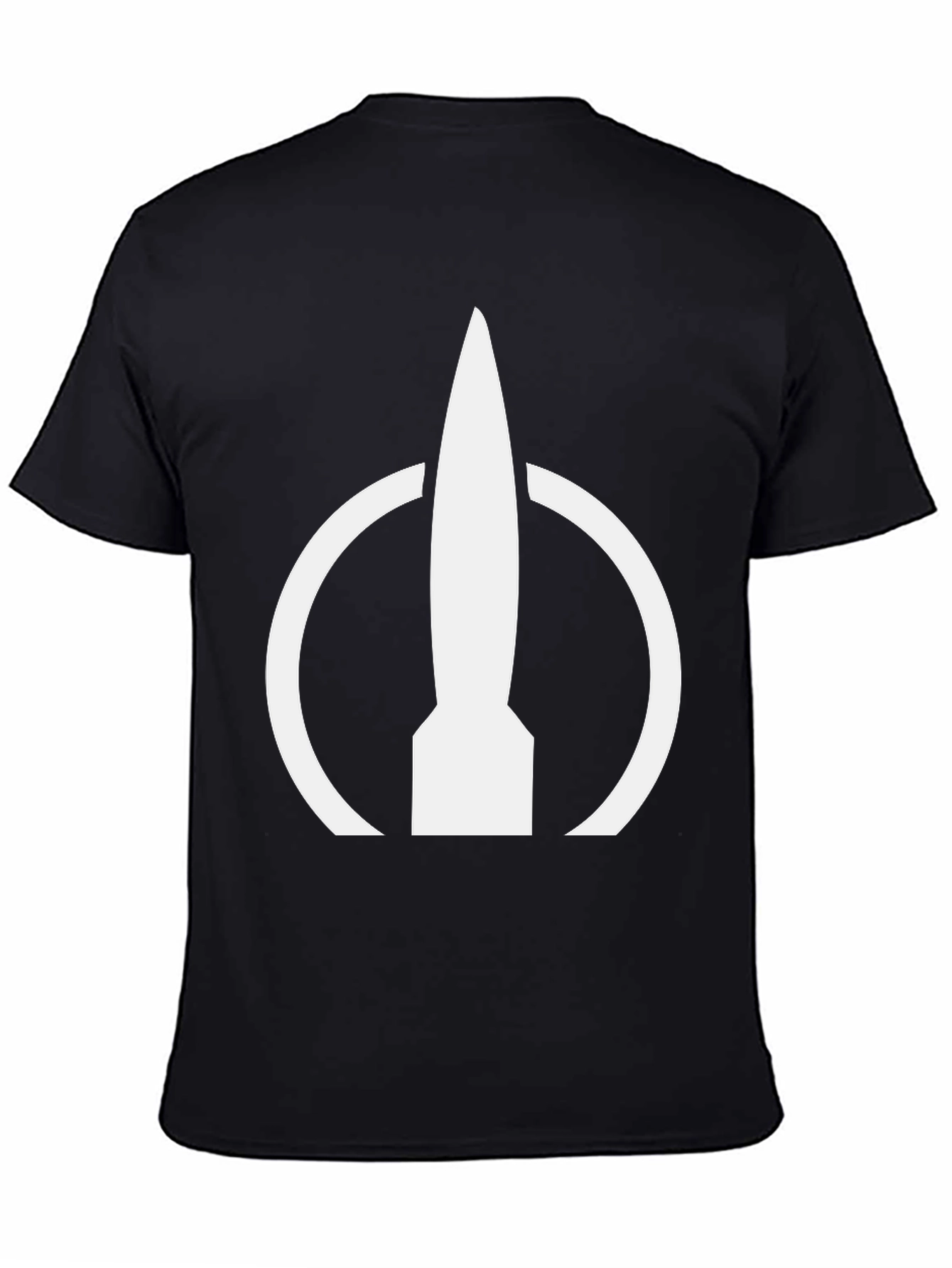 Rocket Symbol Black T-Shirt