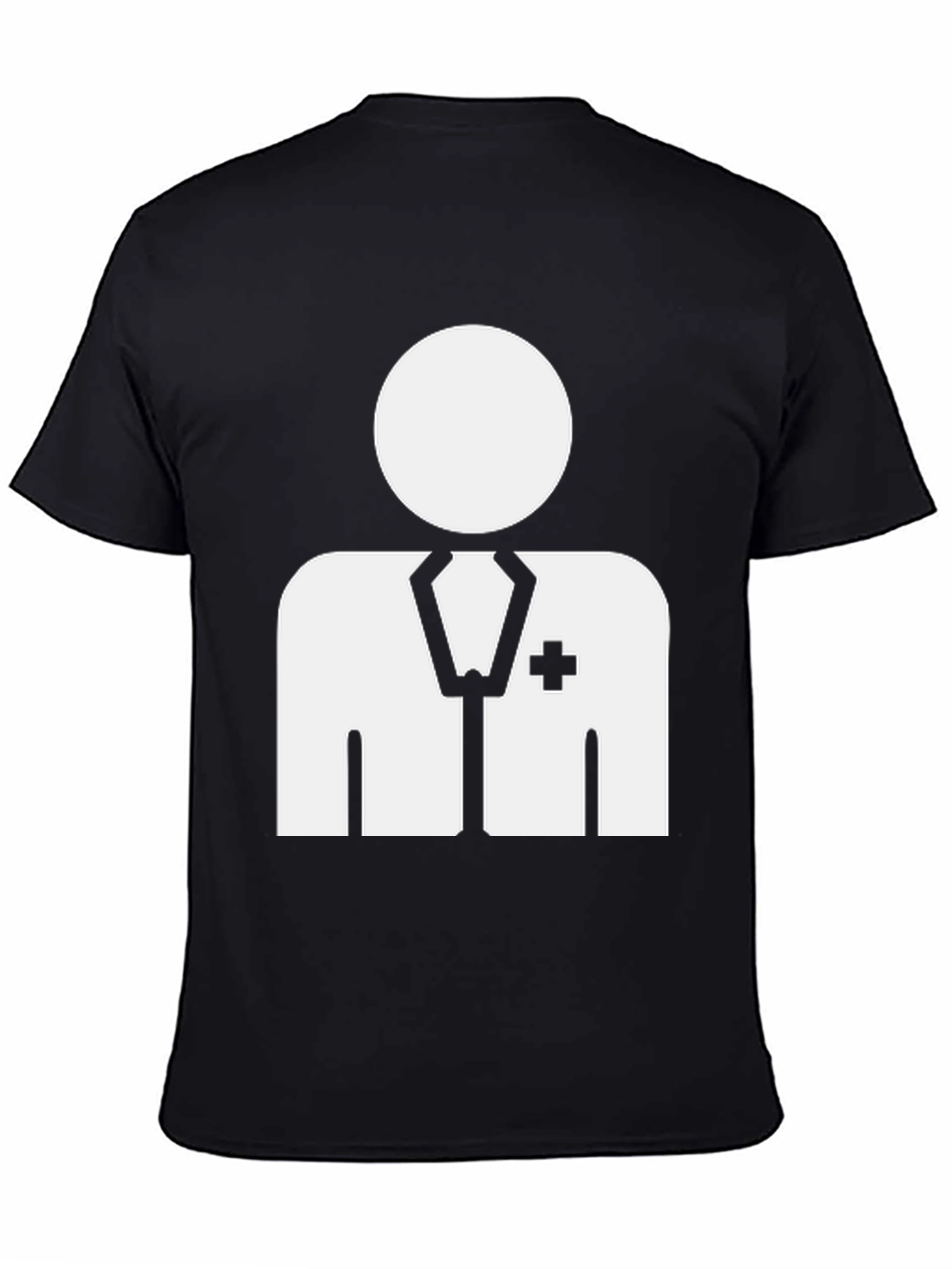 Doctor Graphic T-Shirt - Black Casual Tee