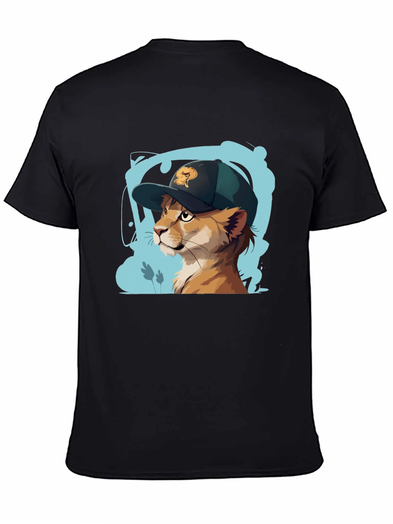 Cool Cat Tee: Urban Style Animal Graphic T-Shirt