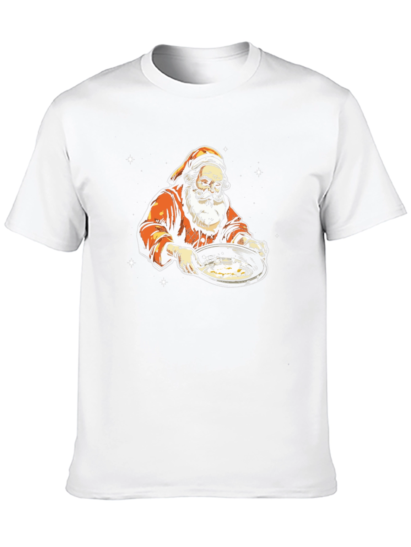 Santa Gold Panning Graphic T-Shirt