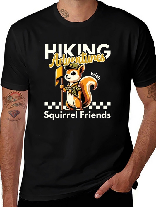 Hiking Adventures with Squirrel Friends T-Shirt