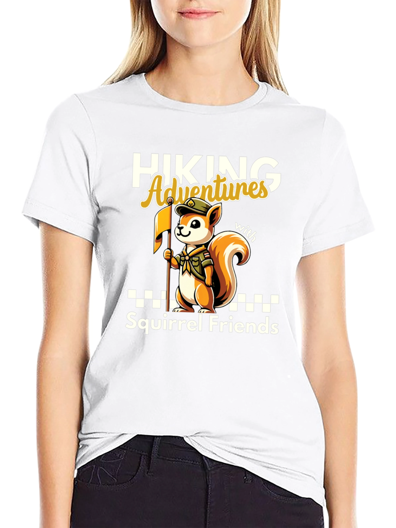 Hiking Adventures with Squirrel Friends T-Shirt