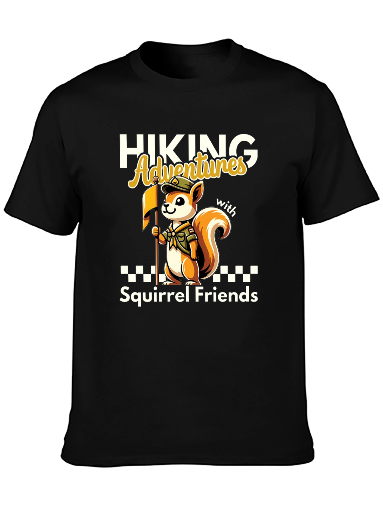 Hiking Adventures with Squirrel Friends T-Shirt