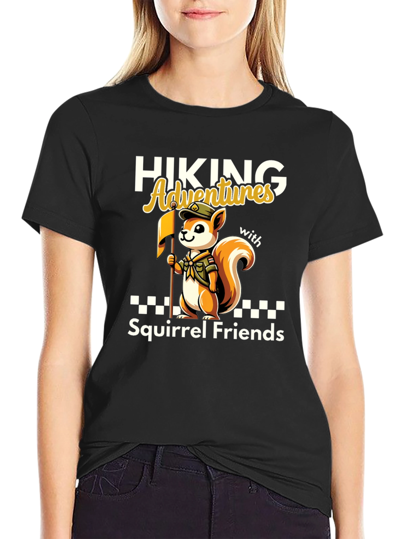 Hiking Adventures with Squirrel Friends T-Shirt