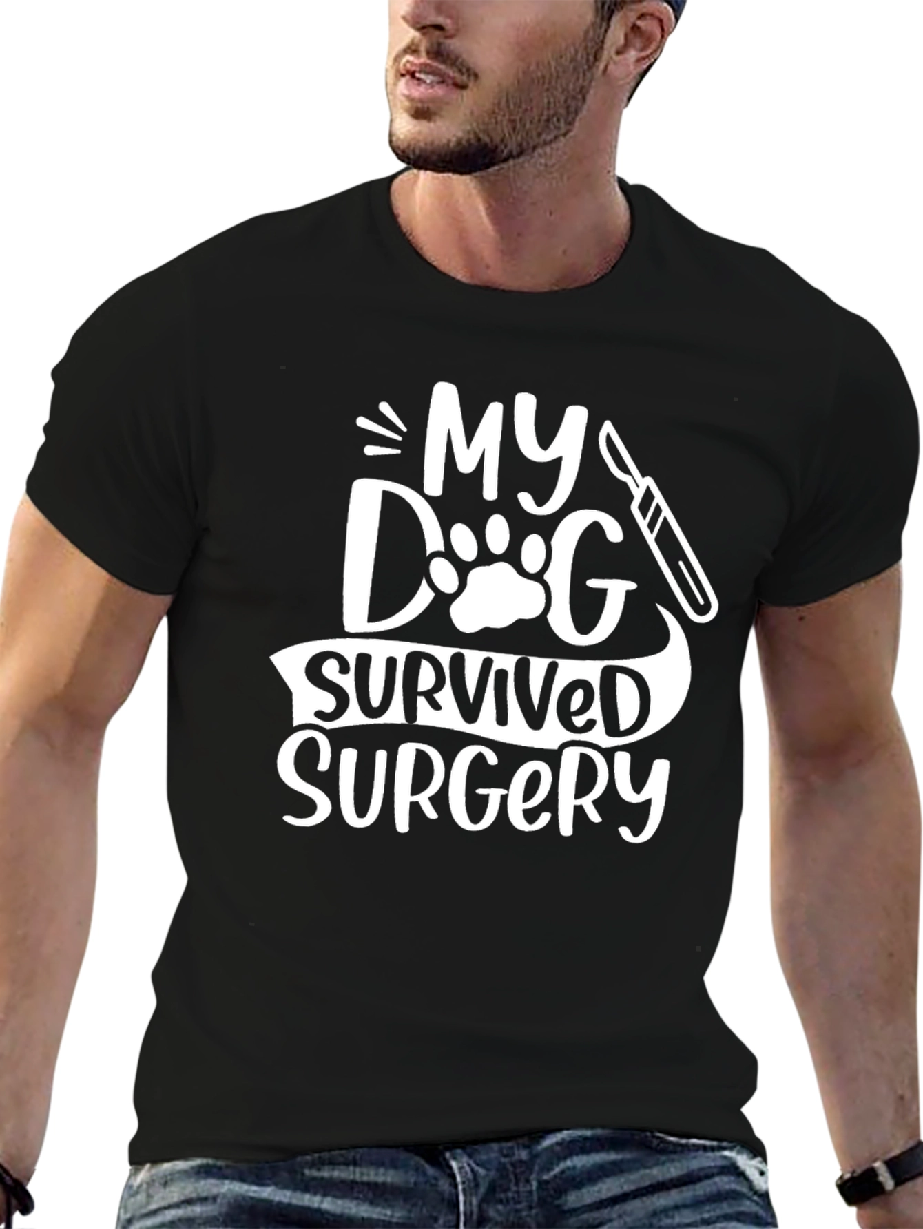 My Dog Survived Surgery Graphic T-Shirt