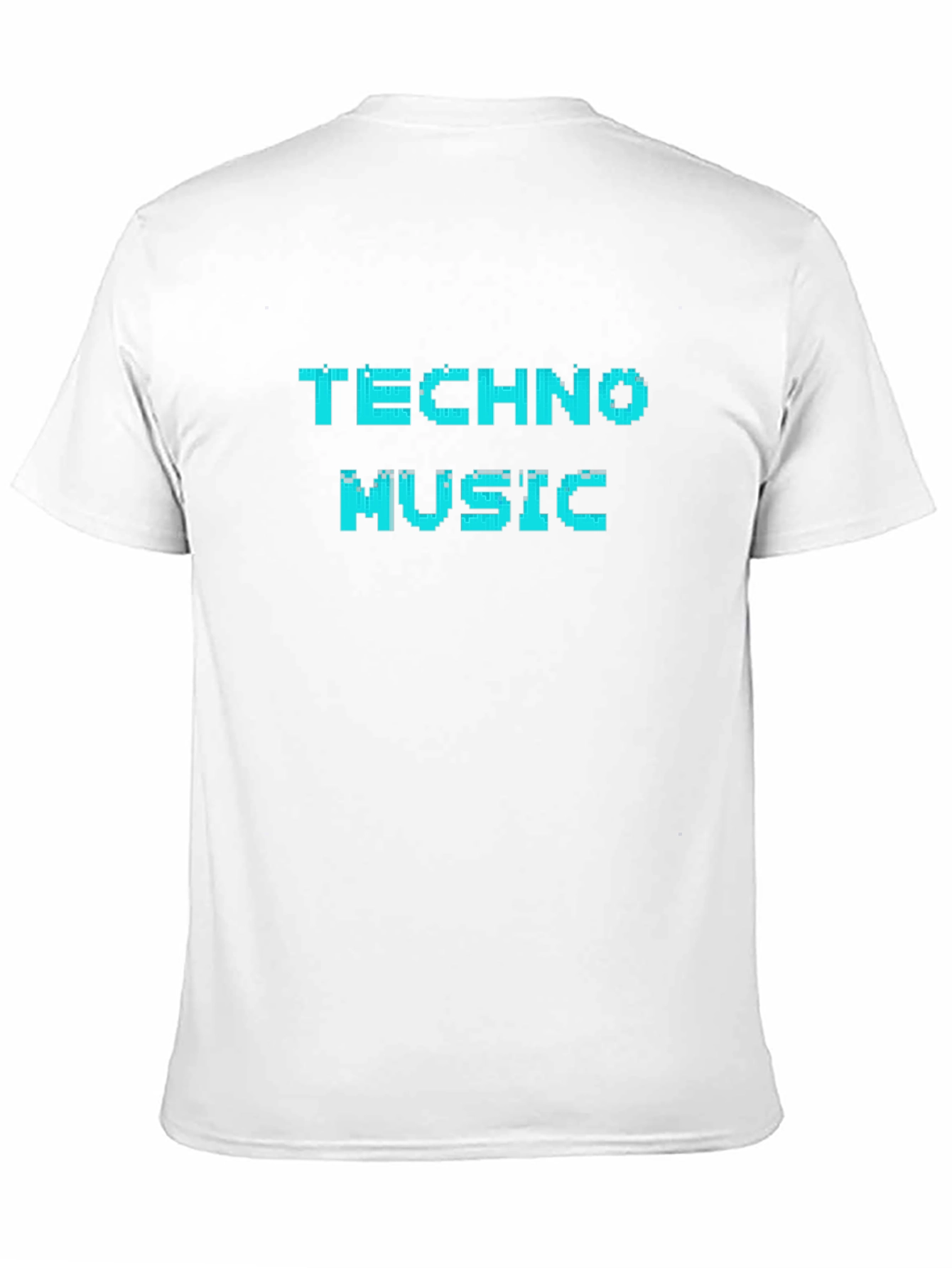 Techno Music Pixel Art T-Shirt - Black