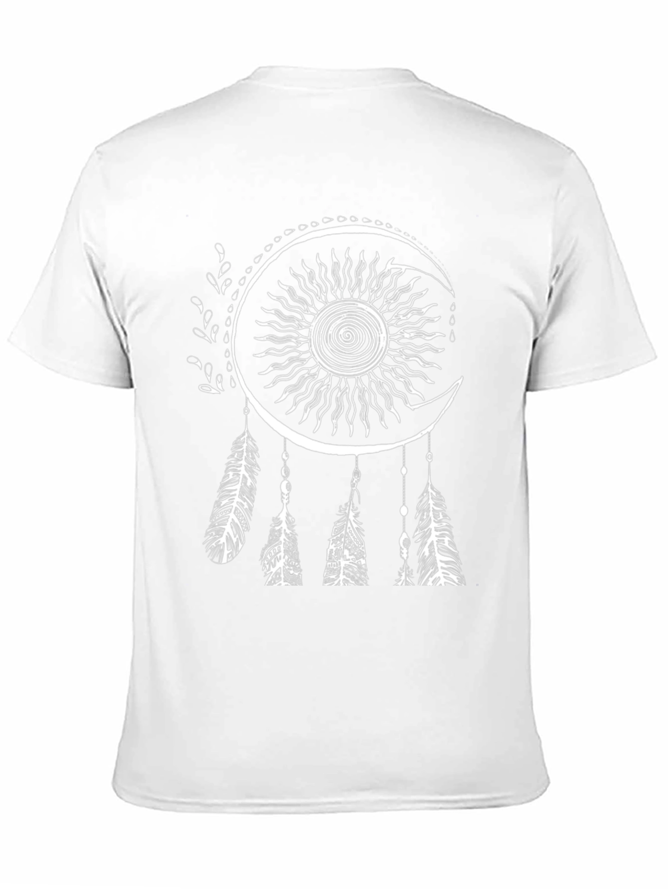 Mystic Sun Moon Dreamcatcher Graphic Tee