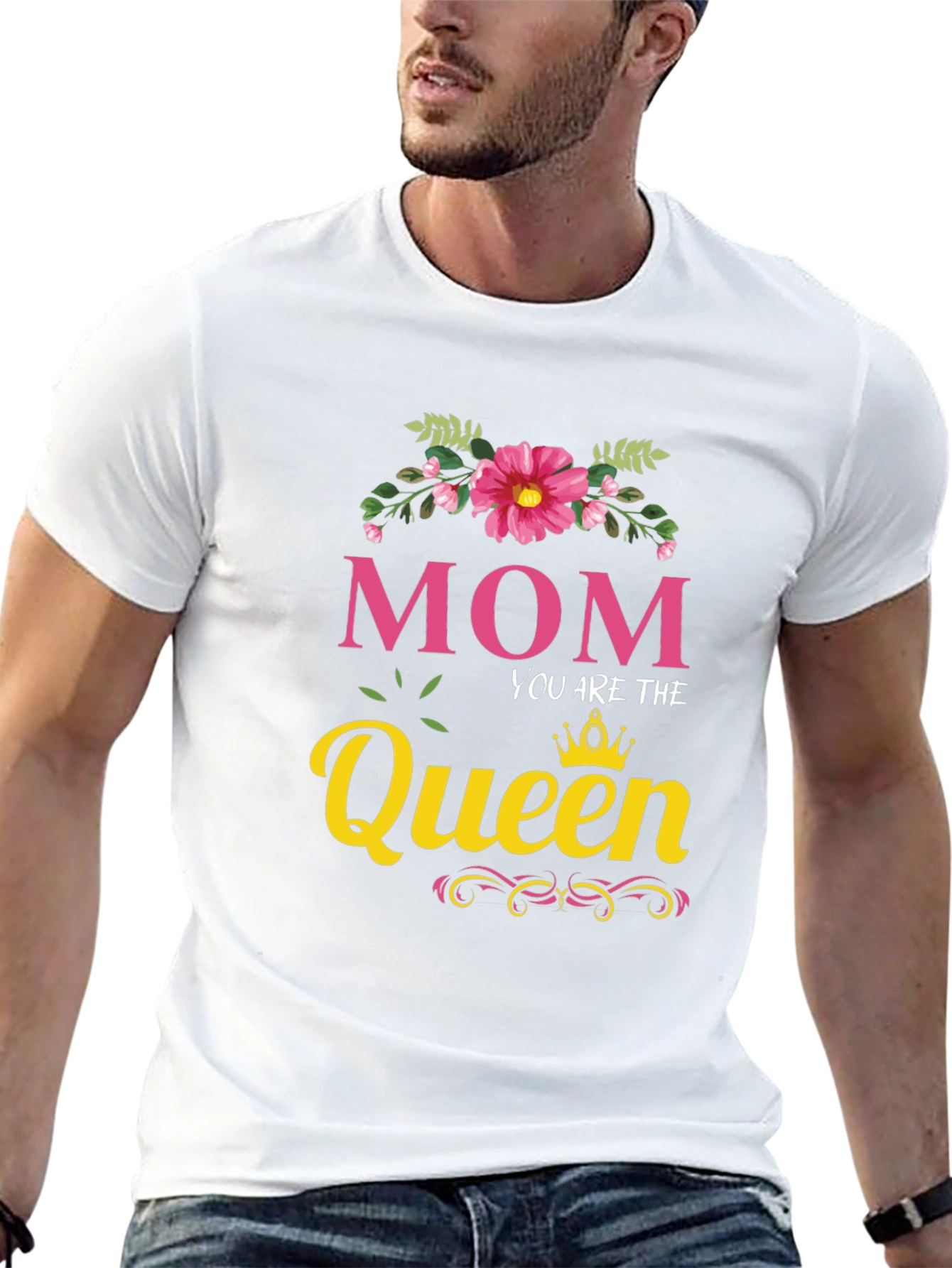 Mom You Are The Queen Black T-Shirt