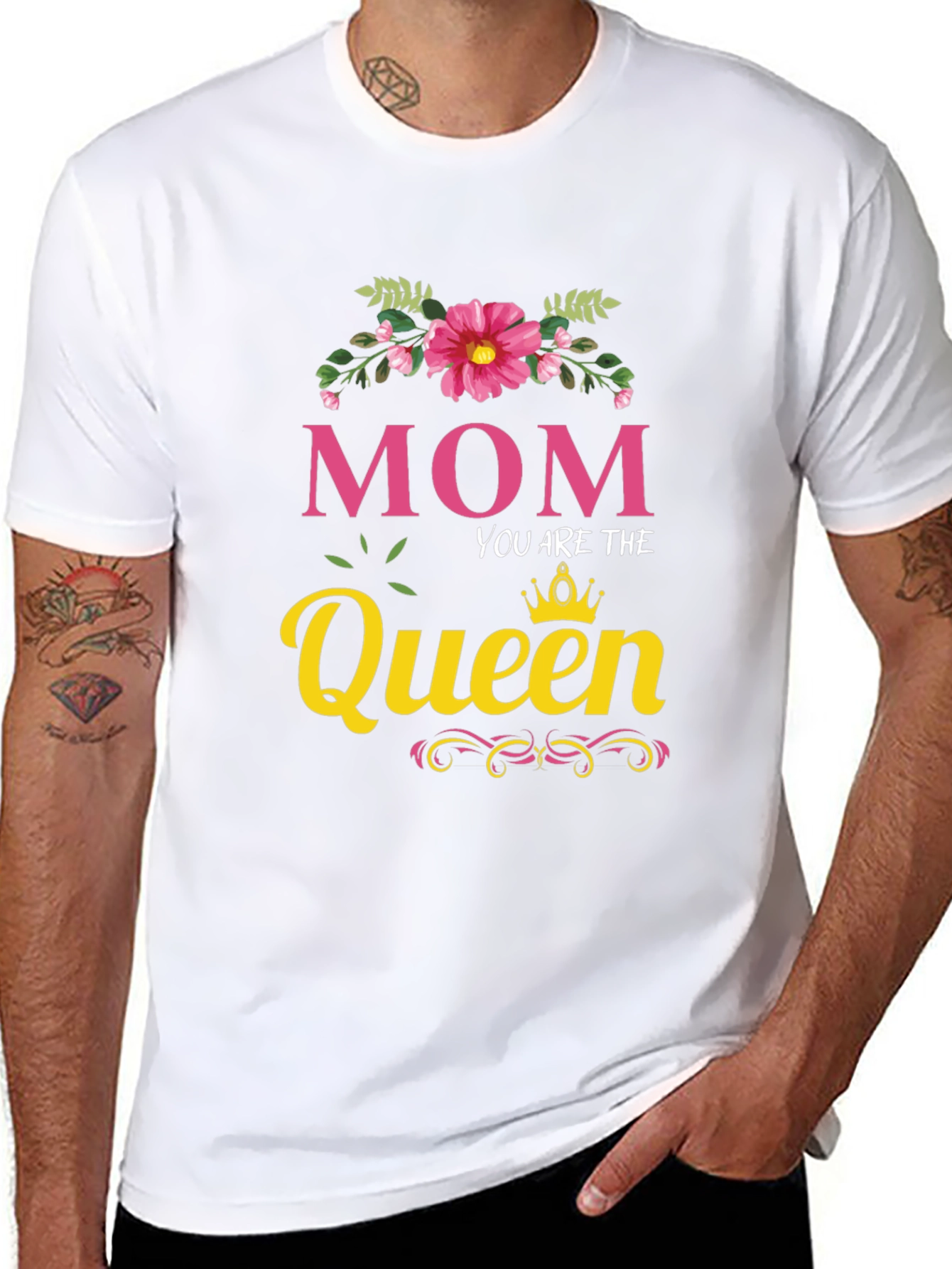 Mom You Are The Queen Black T-Shirt
