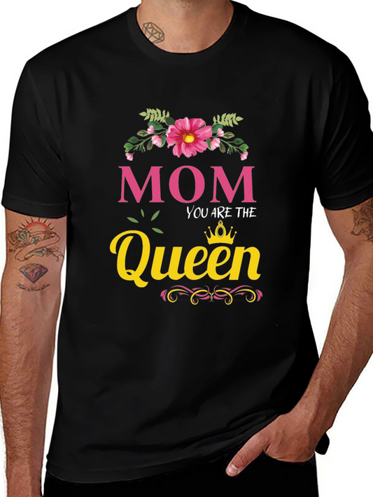 Mom You Are The Queen Black T-Shirt