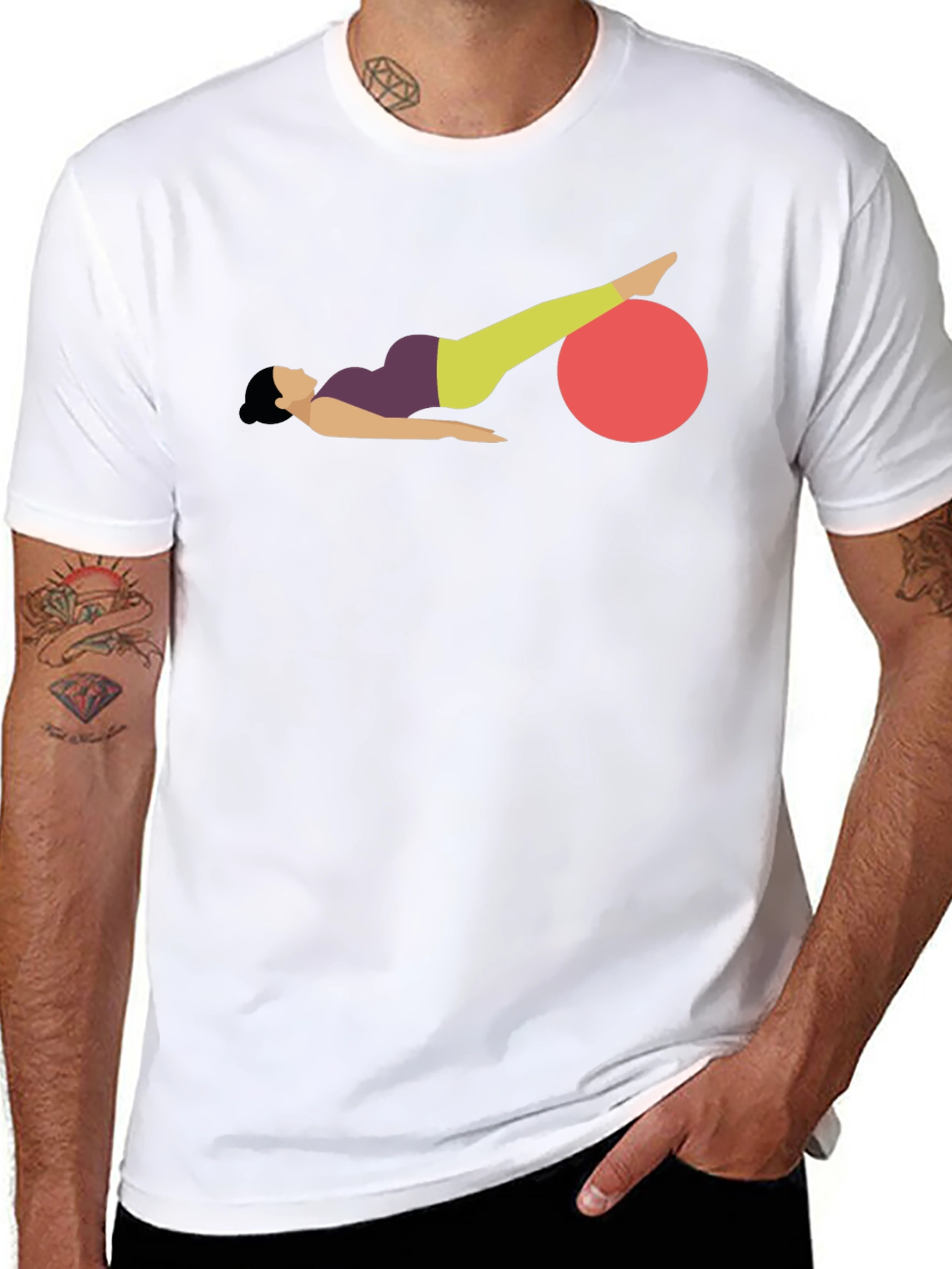 Pilates Workout Graphic Tee