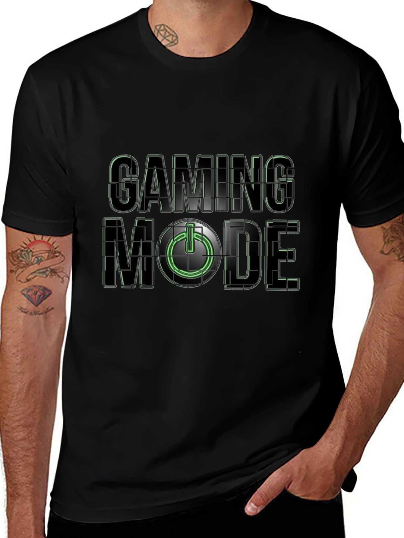 Gaming Mode Black T-Shirt