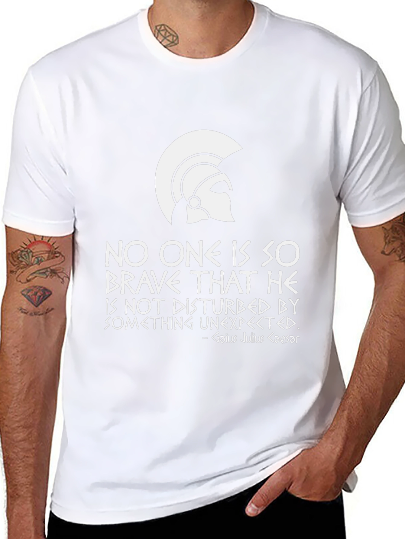 Brave Caesar Quote T-Shirt