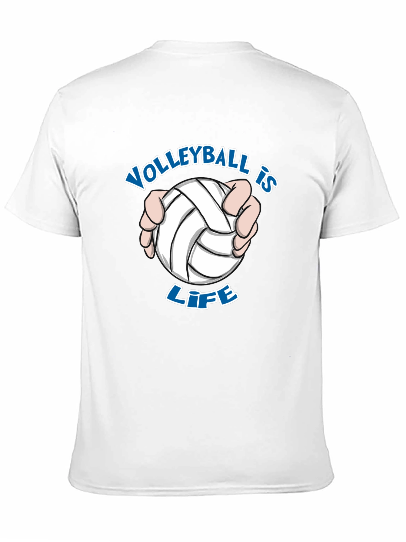 Volleyball is Life T-Shirt - Black Cotton Tee