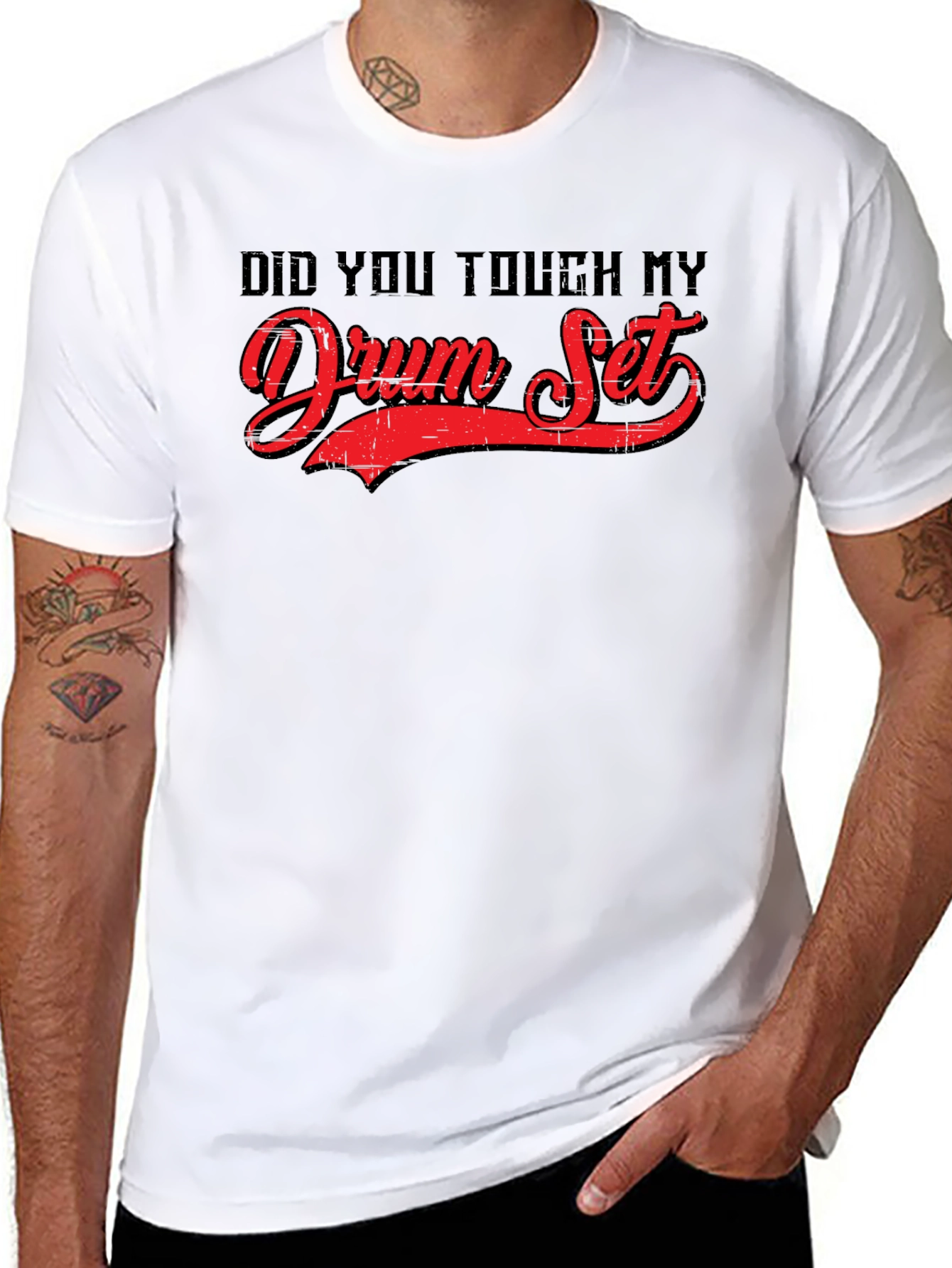 Did You Touch My Drum Set? Graphic Tee