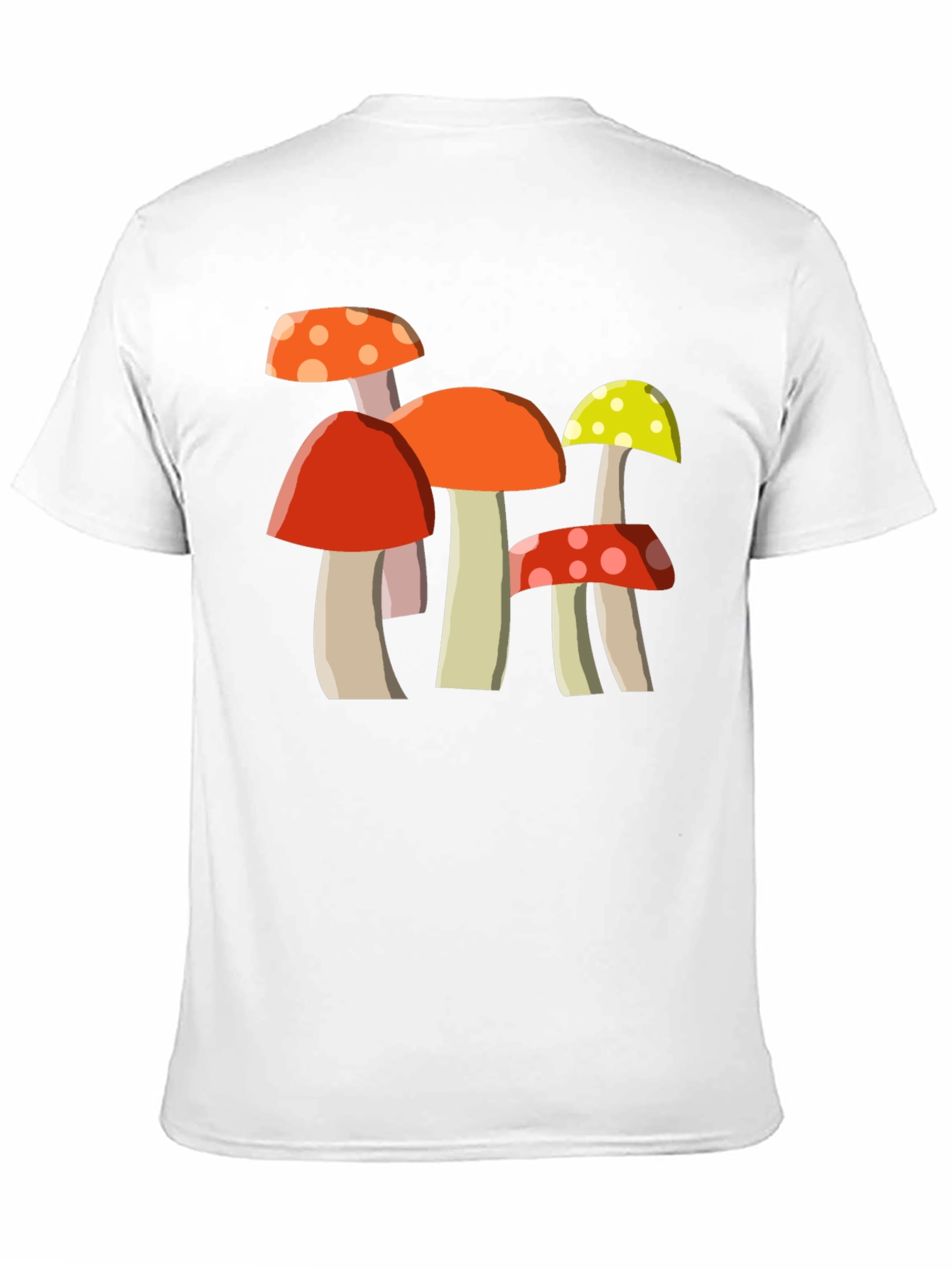 Whimsical Mushroom Graphic Tee - Unisex Cotton T-Shirt