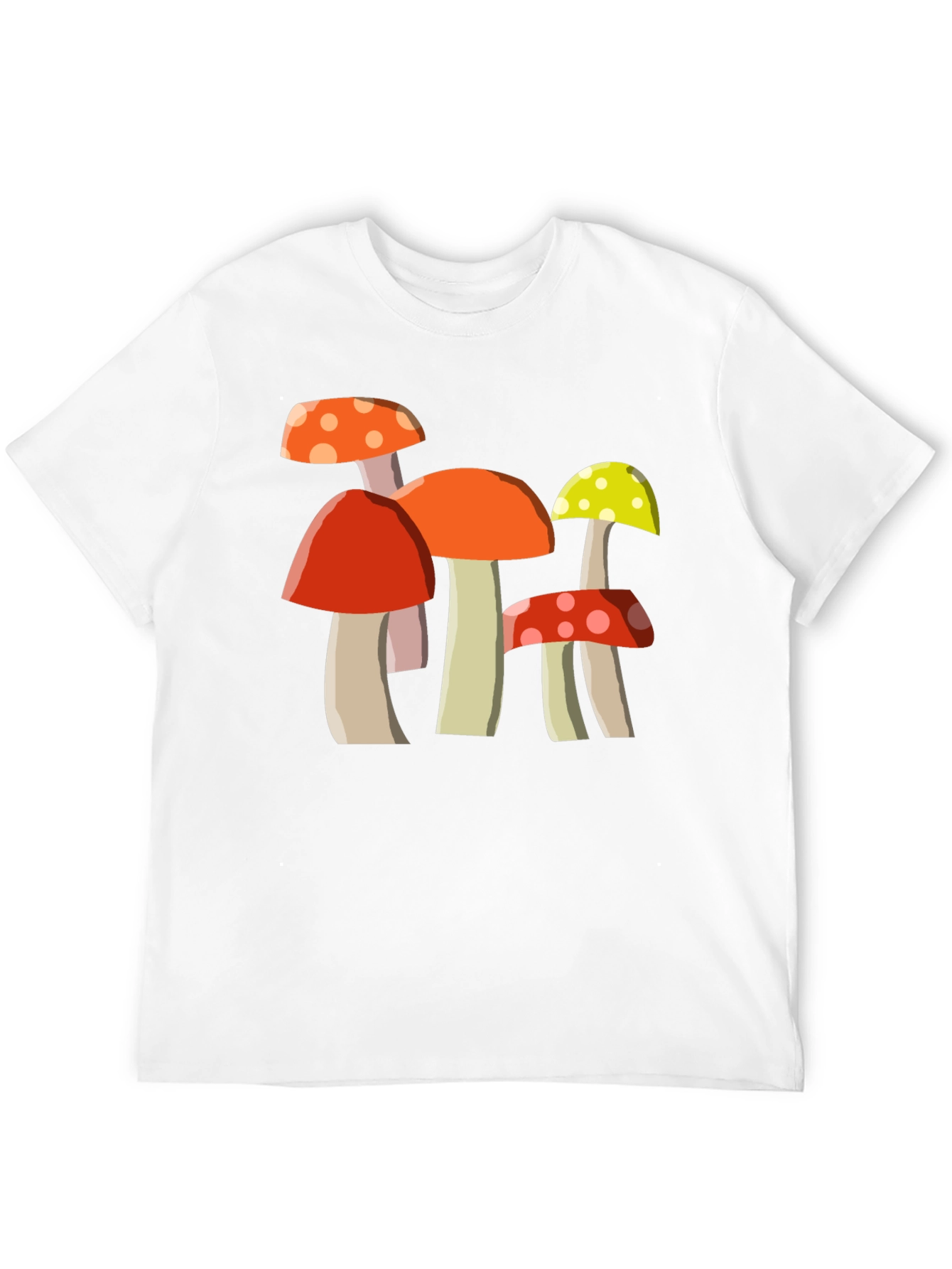 Whimsical Mushroom Graphic Tee - Unisex Cotton T-Shirt