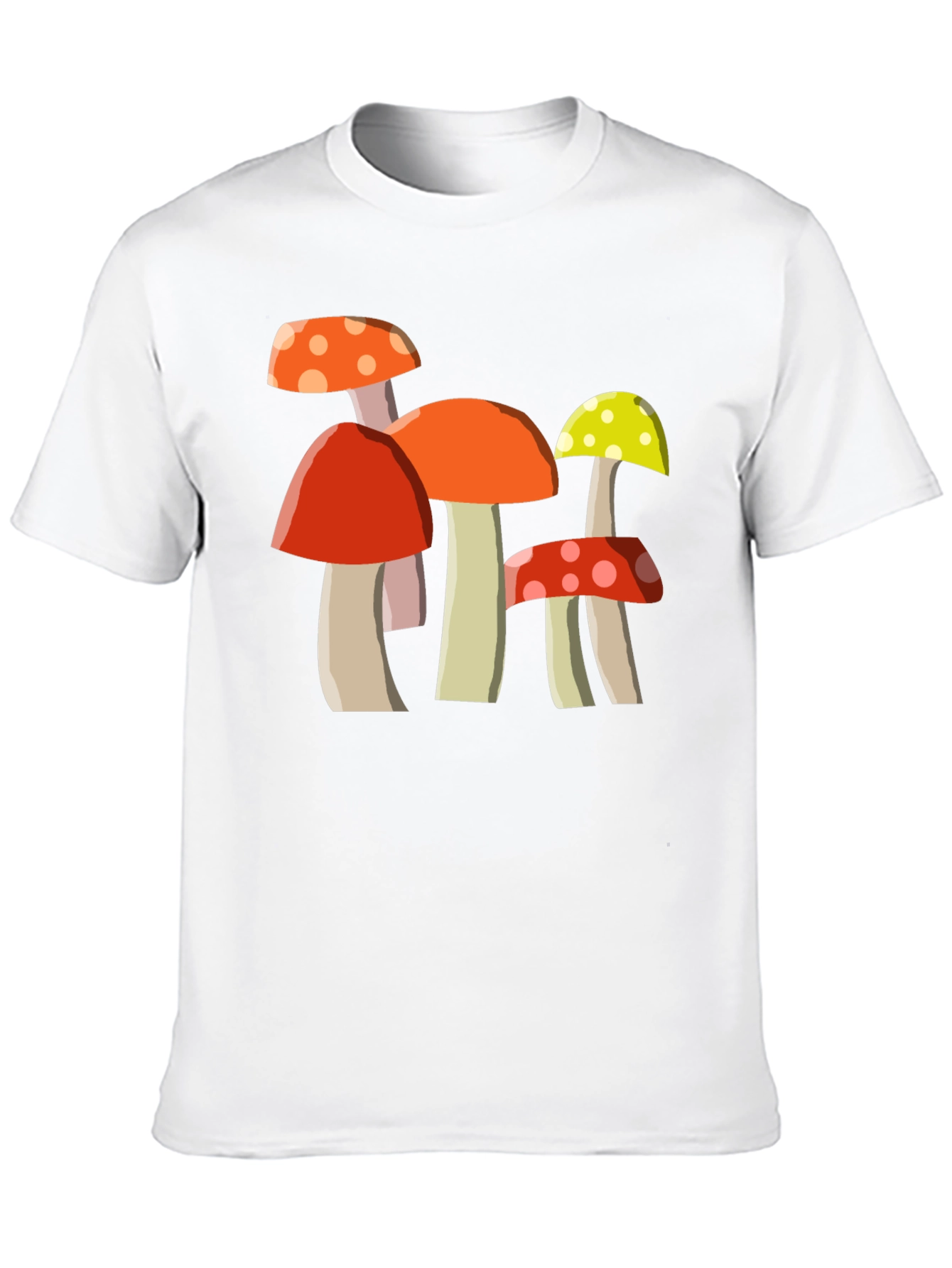 Whimsical Mushroom Graphic Tee - Unisex Cotton T-Shirt