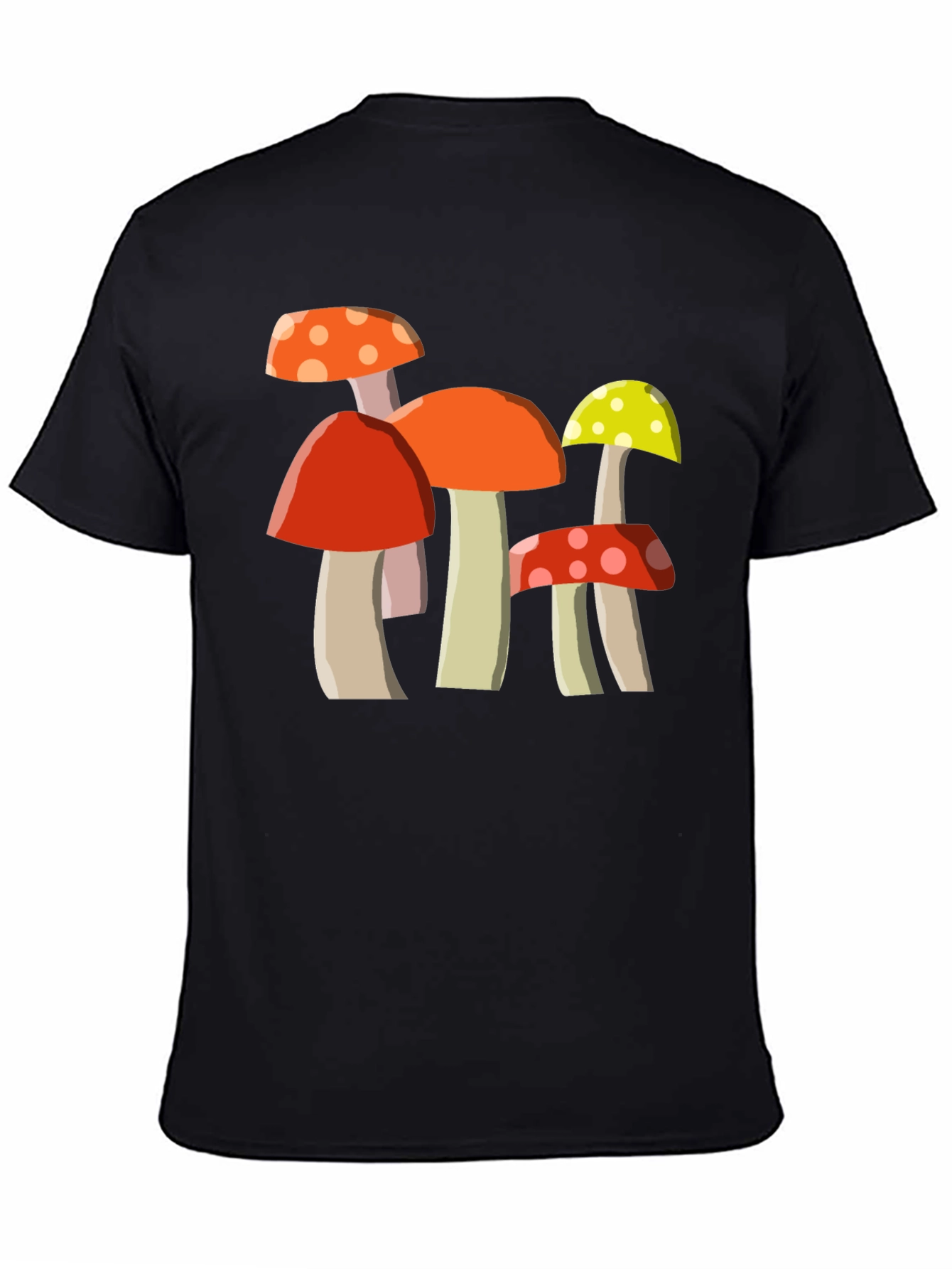 Whimsical Mushroom Graphic Tee - Unisex Cotton T-Shirt