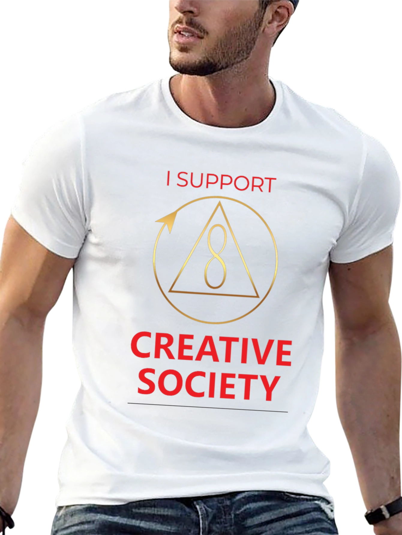 I Support Creative Society Graphic T-Shirt