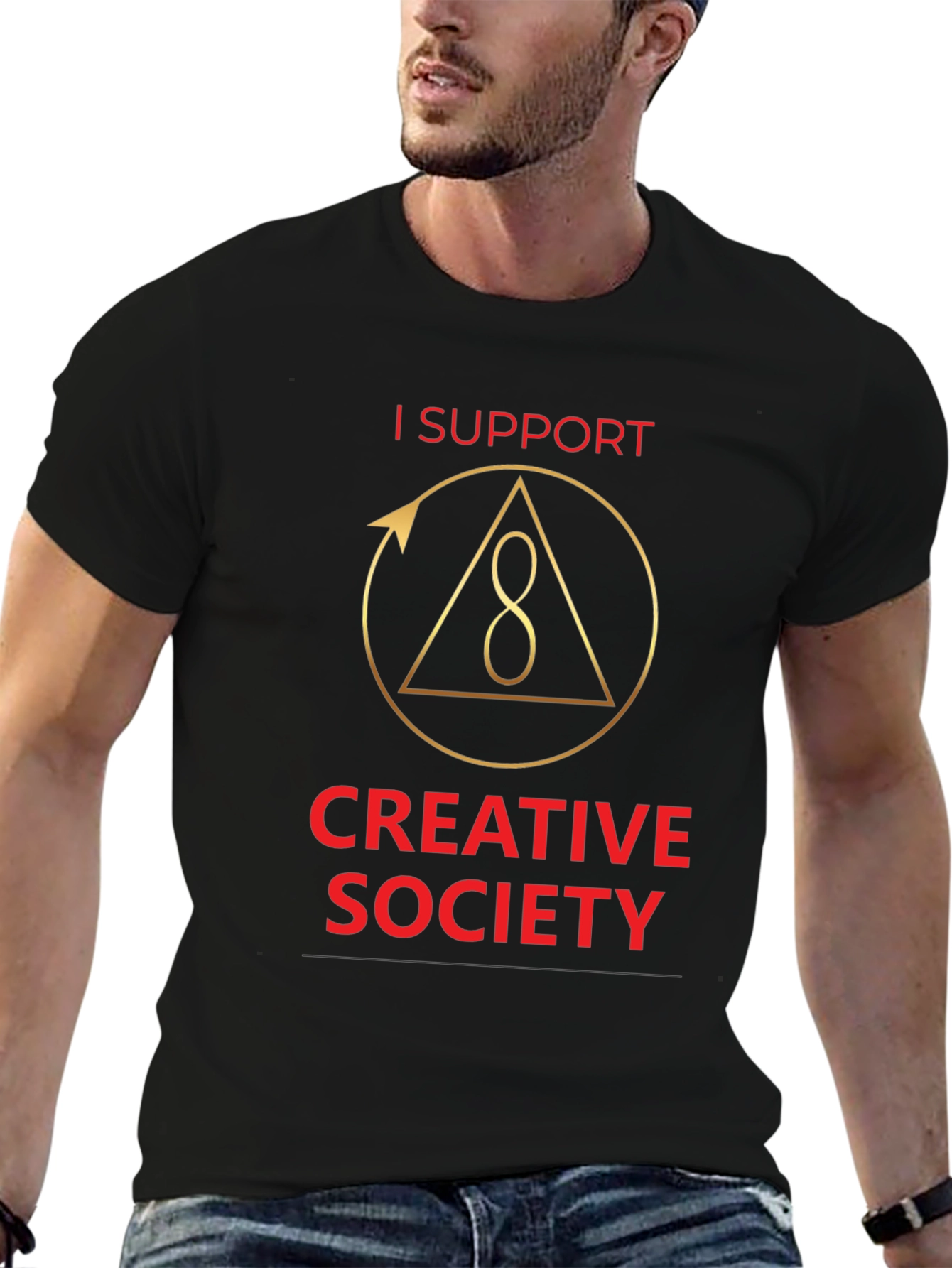 I Support Creative Society Graphic T-Shirt