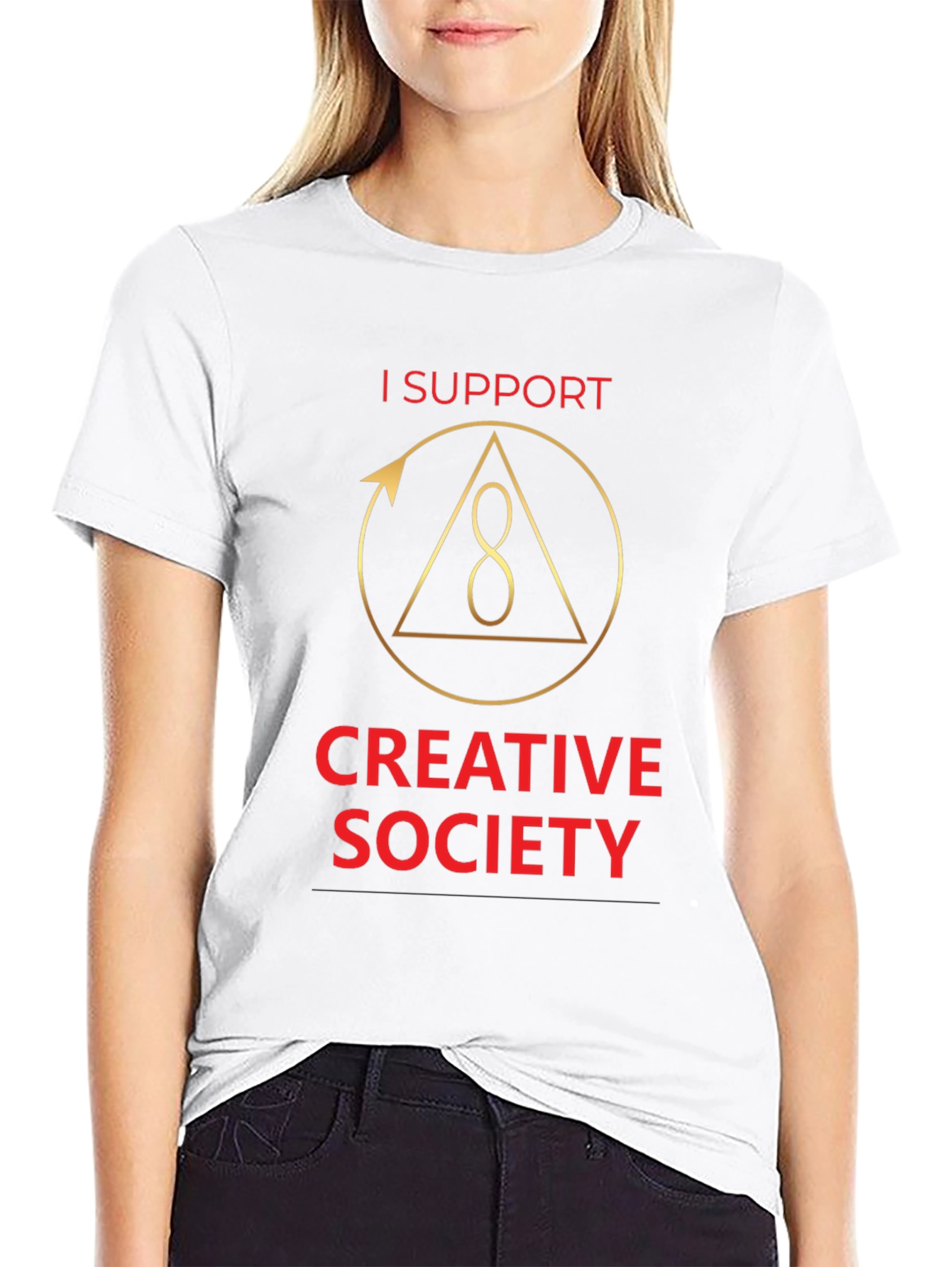I Support Creative Society Graphic T-Shirt