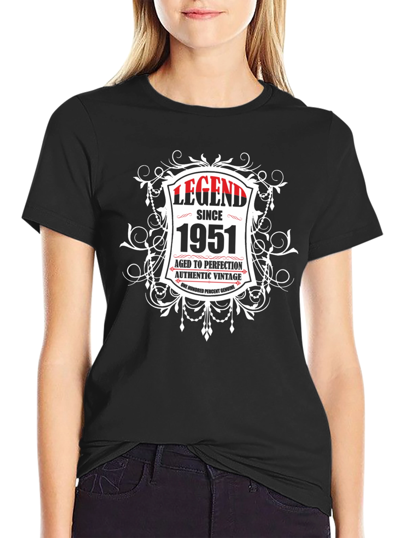 Legend Since 1951 Aged To Perfection Black T-Shirt