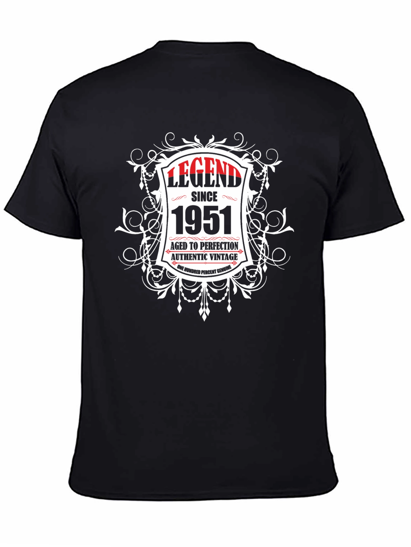 Legend Since 1951 Aged To Perfection Black T-Shirt