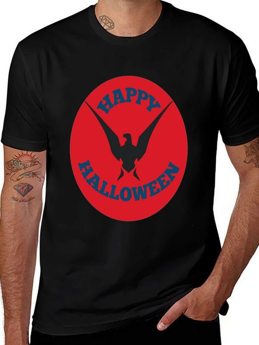 Happy Halloween Graphic Tee - Eagle Design