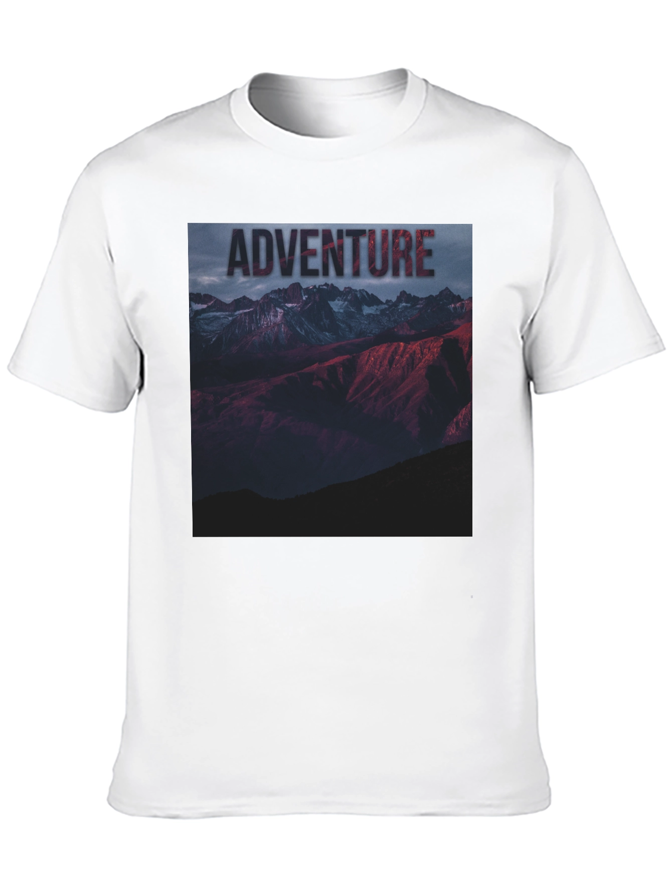 Adventure Mountain Graphic Tee - Black Unisex T-Shirt