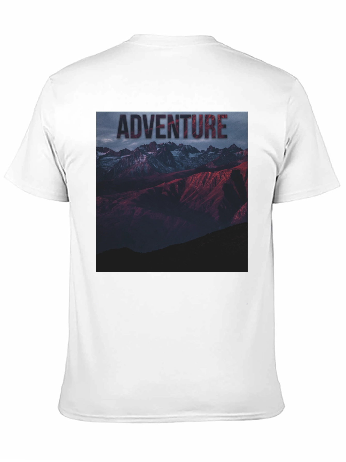 Adventure Mountain Graphic Tee - Black Unisex T-Shirt