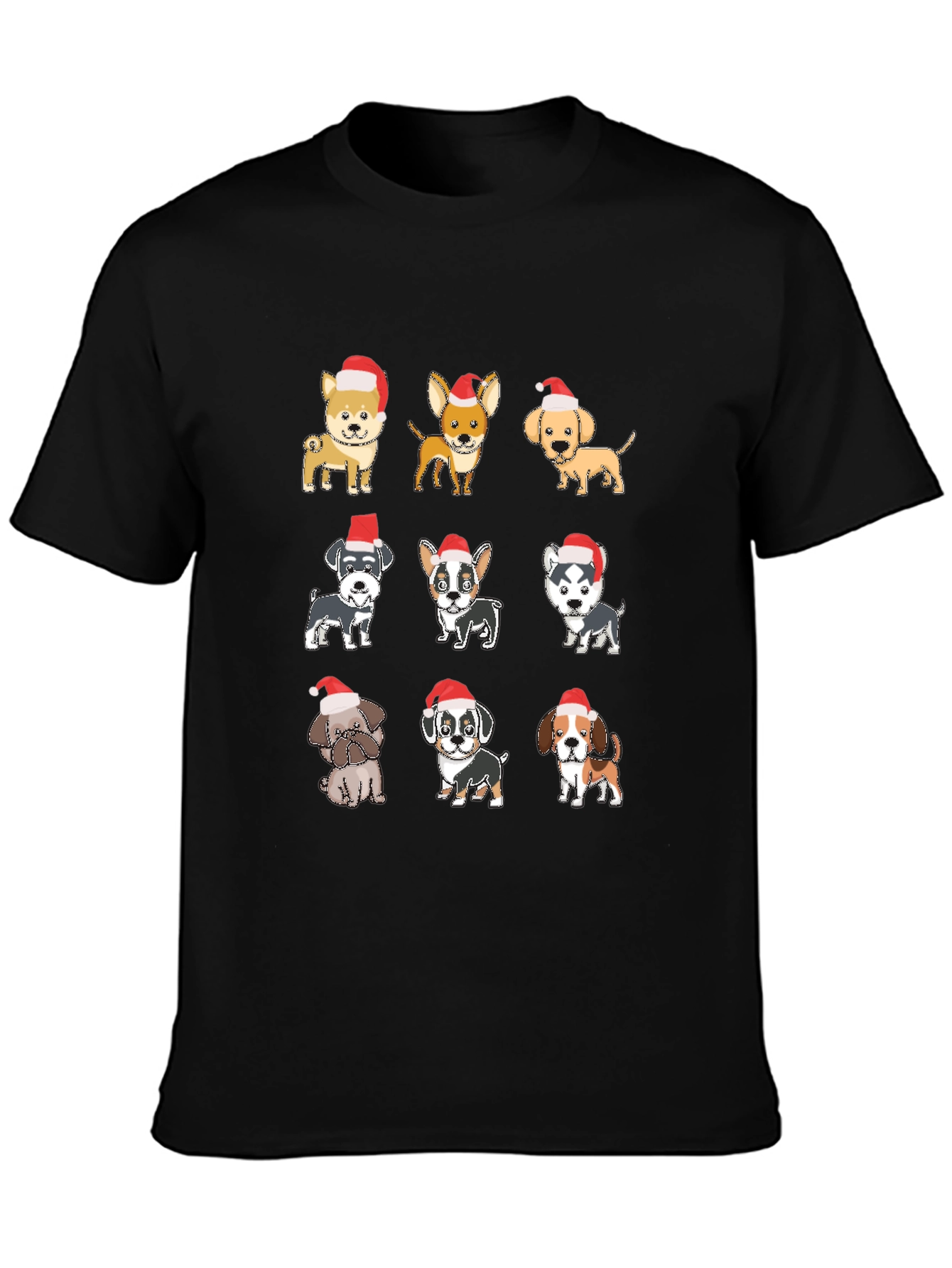 Cute Christmas Dog Breed T-Shirt