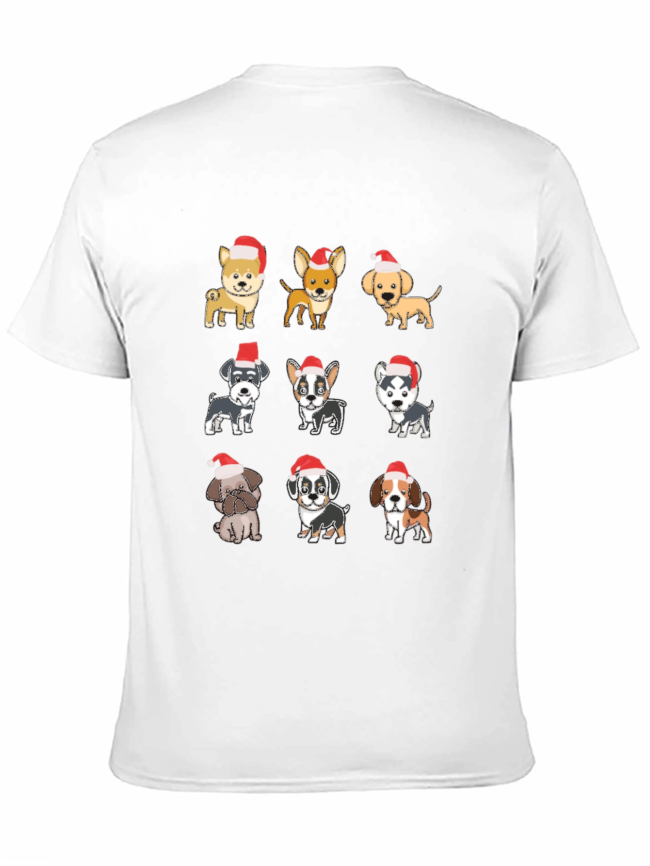 Cute Christmas Dog Breed T-Shirt