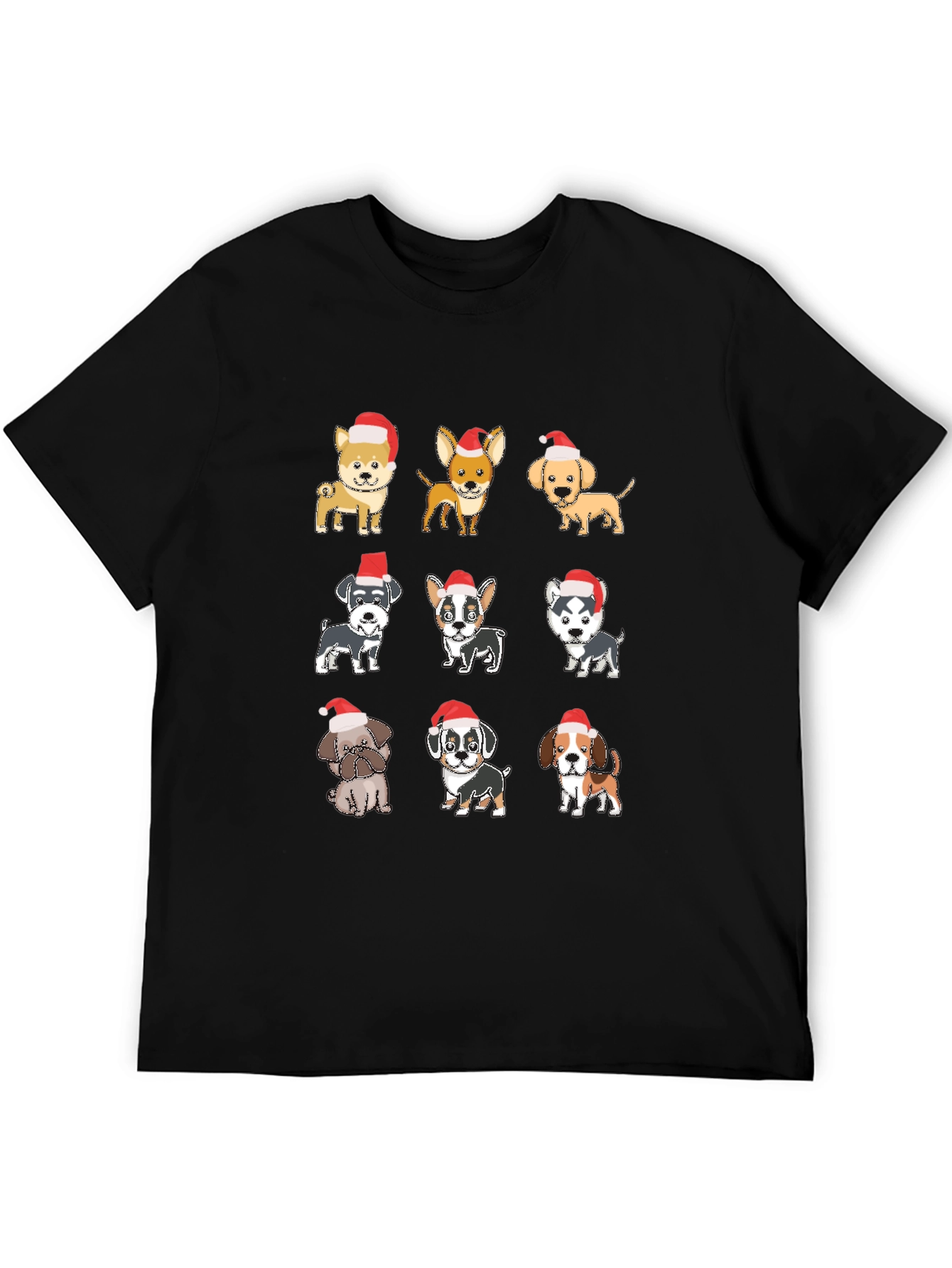 Cute Christmas Dog Breed T-Shirt