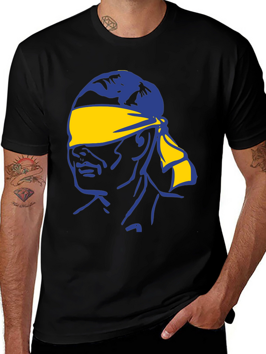 Ukraine T-Shirt - Abstract Design in National Colors