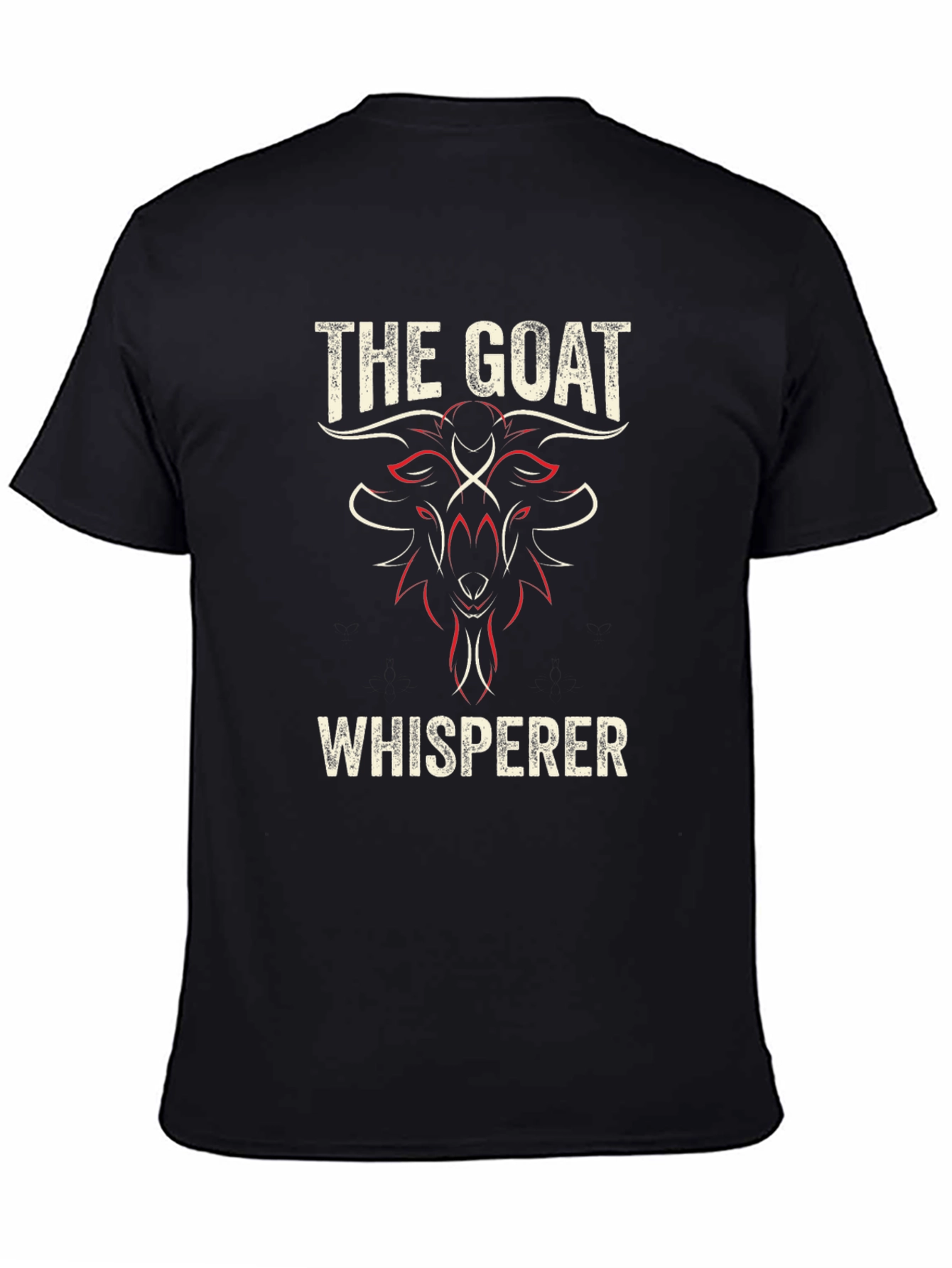 The Goat Whisperer Tee - Black Crew Neck