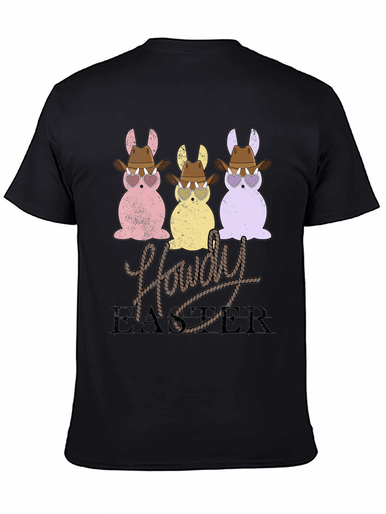 Howdy Easter Bunny Graphic T-Shirt