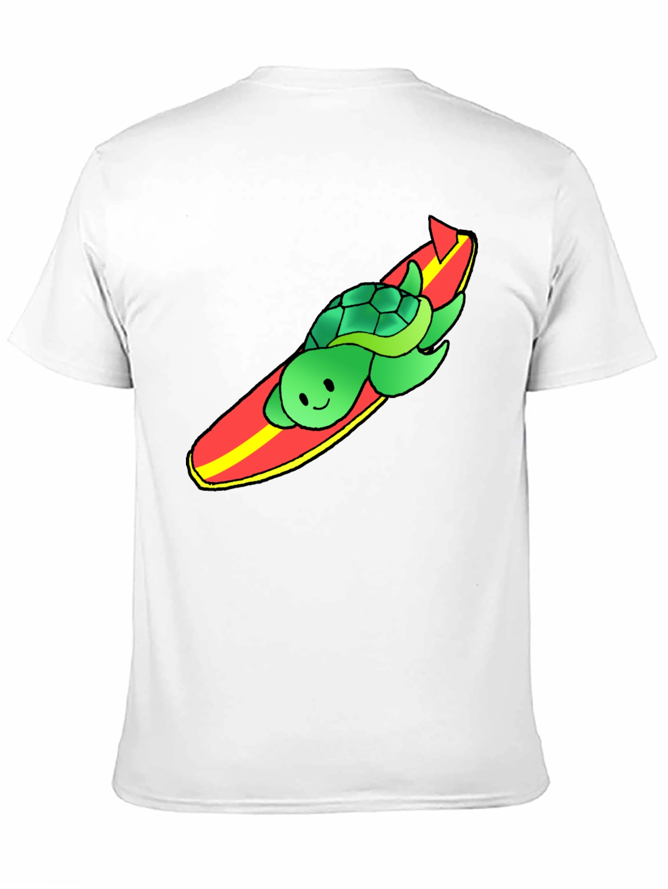 Surfing Turtle Graphic Tee - Cool Summer Vibes