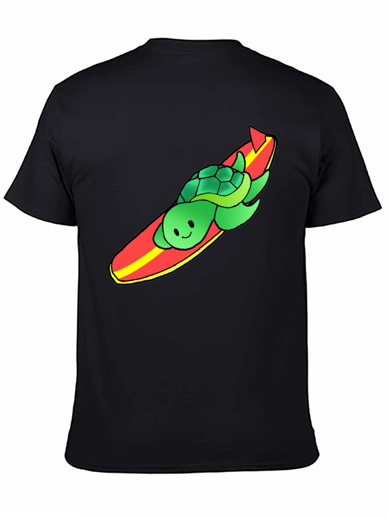 Surfing Turtle Graphic Tee - Cool Summer Vibes