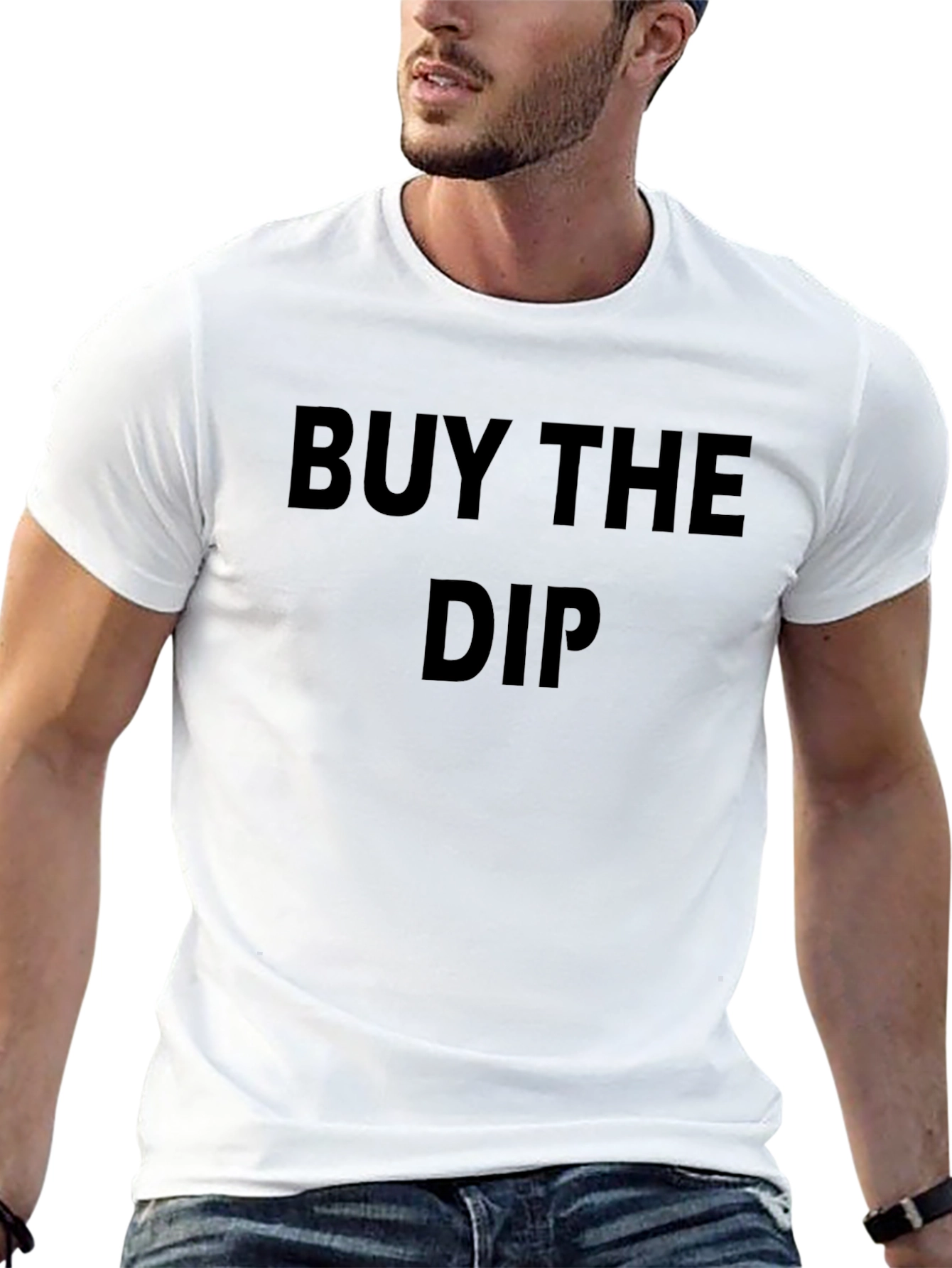 Buy The Dip Black Tee - Trendy Slogan T-Shirt