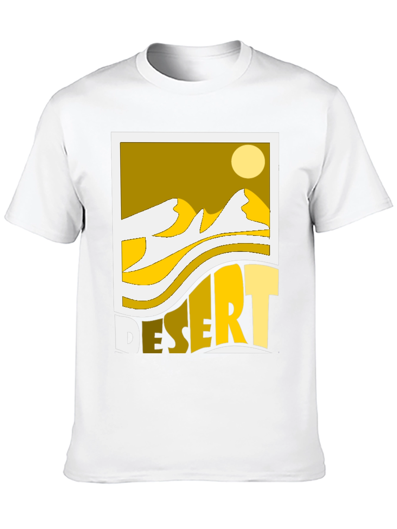 Desert Graphic Tee - Yellow Sands