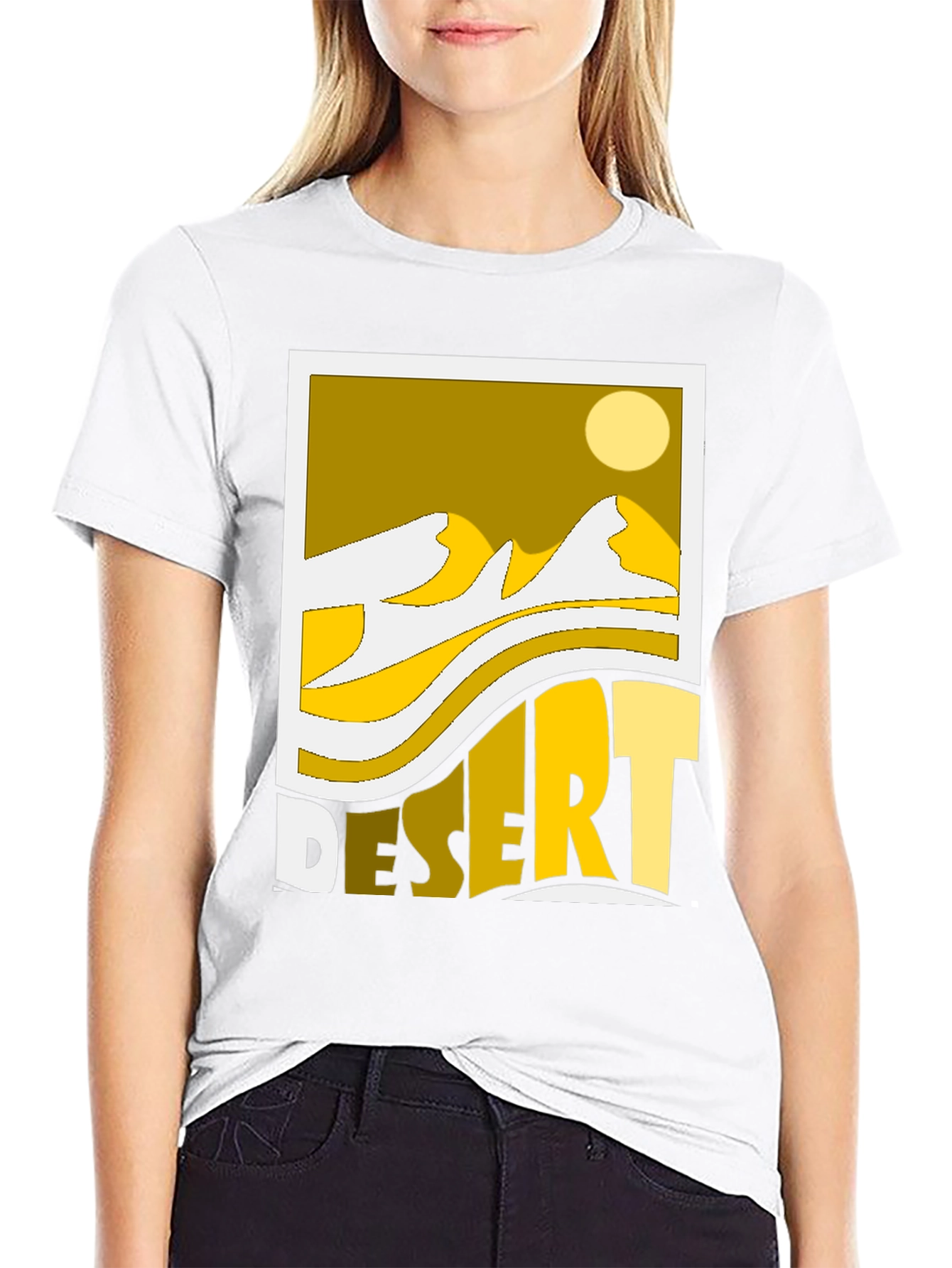 Desert Graphic Tee - Yellow Sands