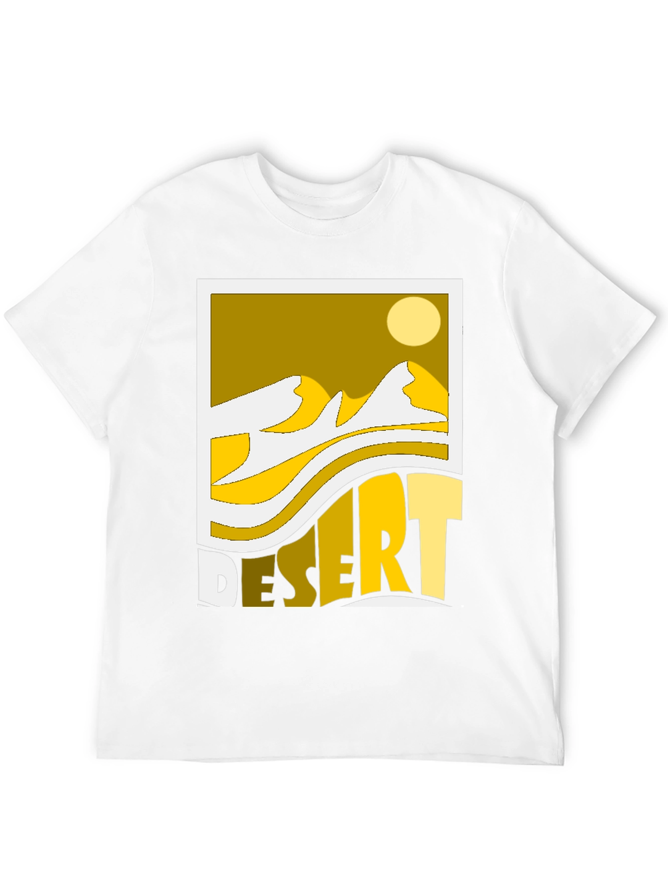 Desert Graphic Tee - Yellow Sands