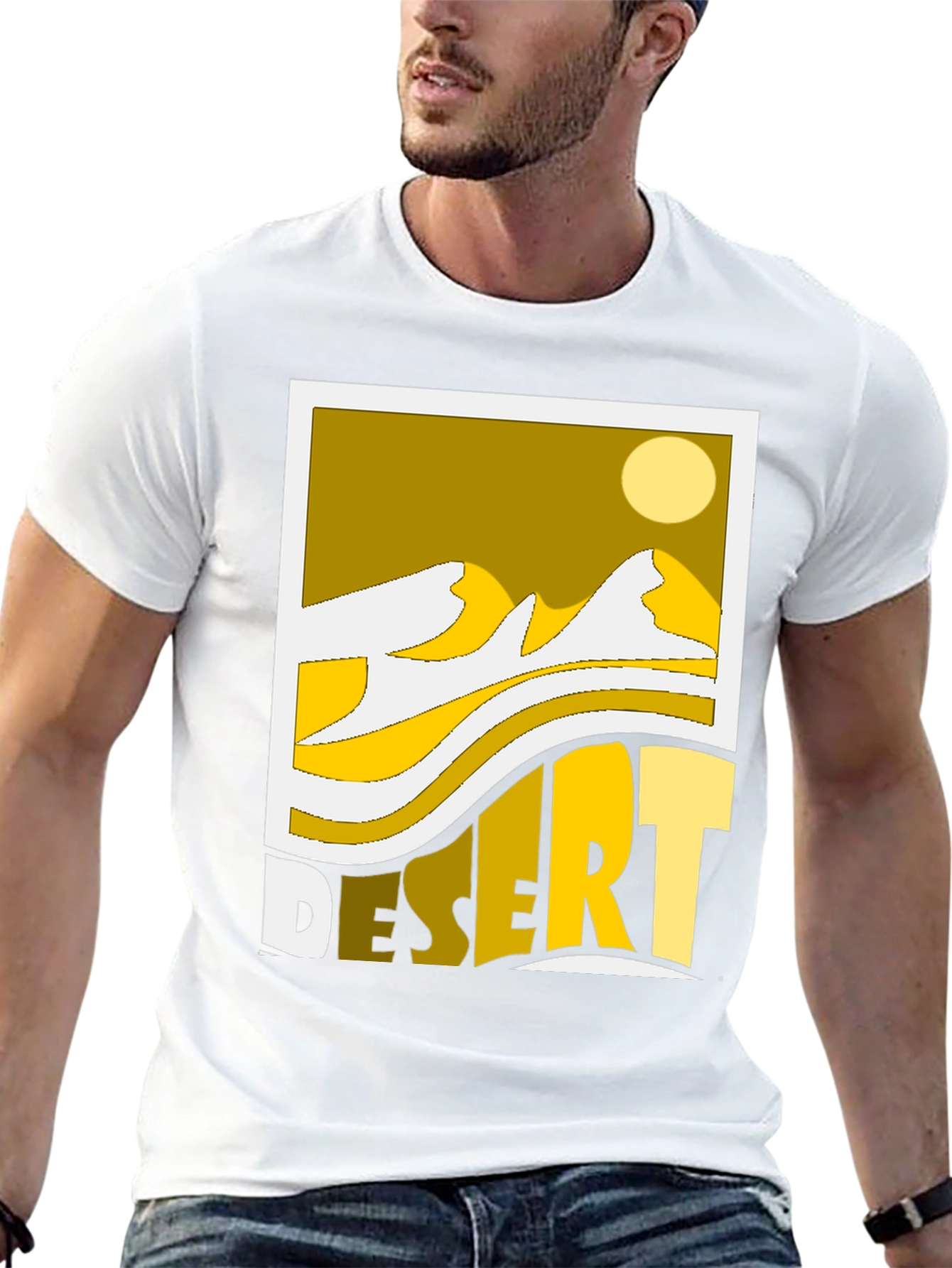 Desert Graphic Tee - Yellow Sands