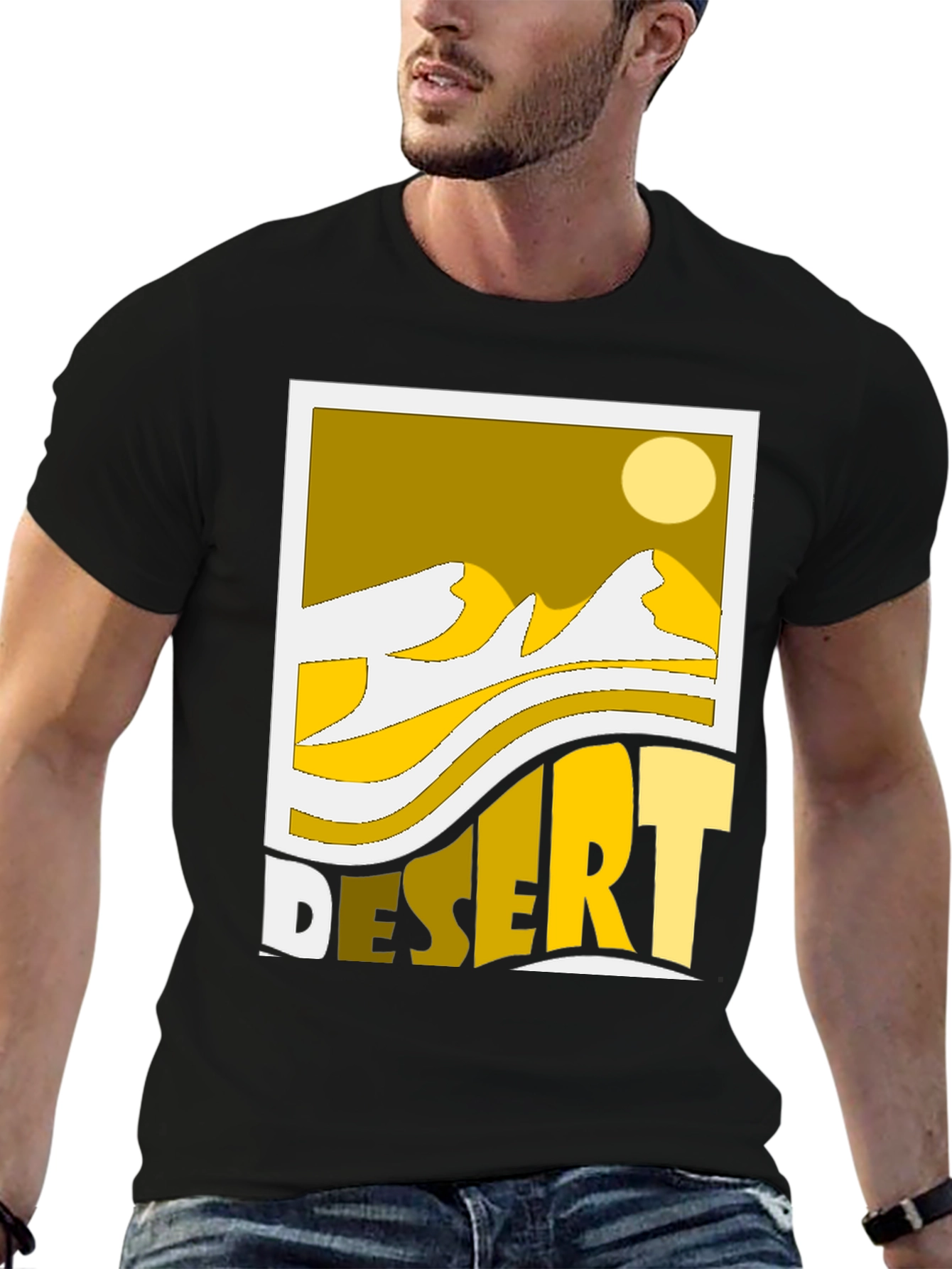 Desert Graphic Tee - Yellow Sands