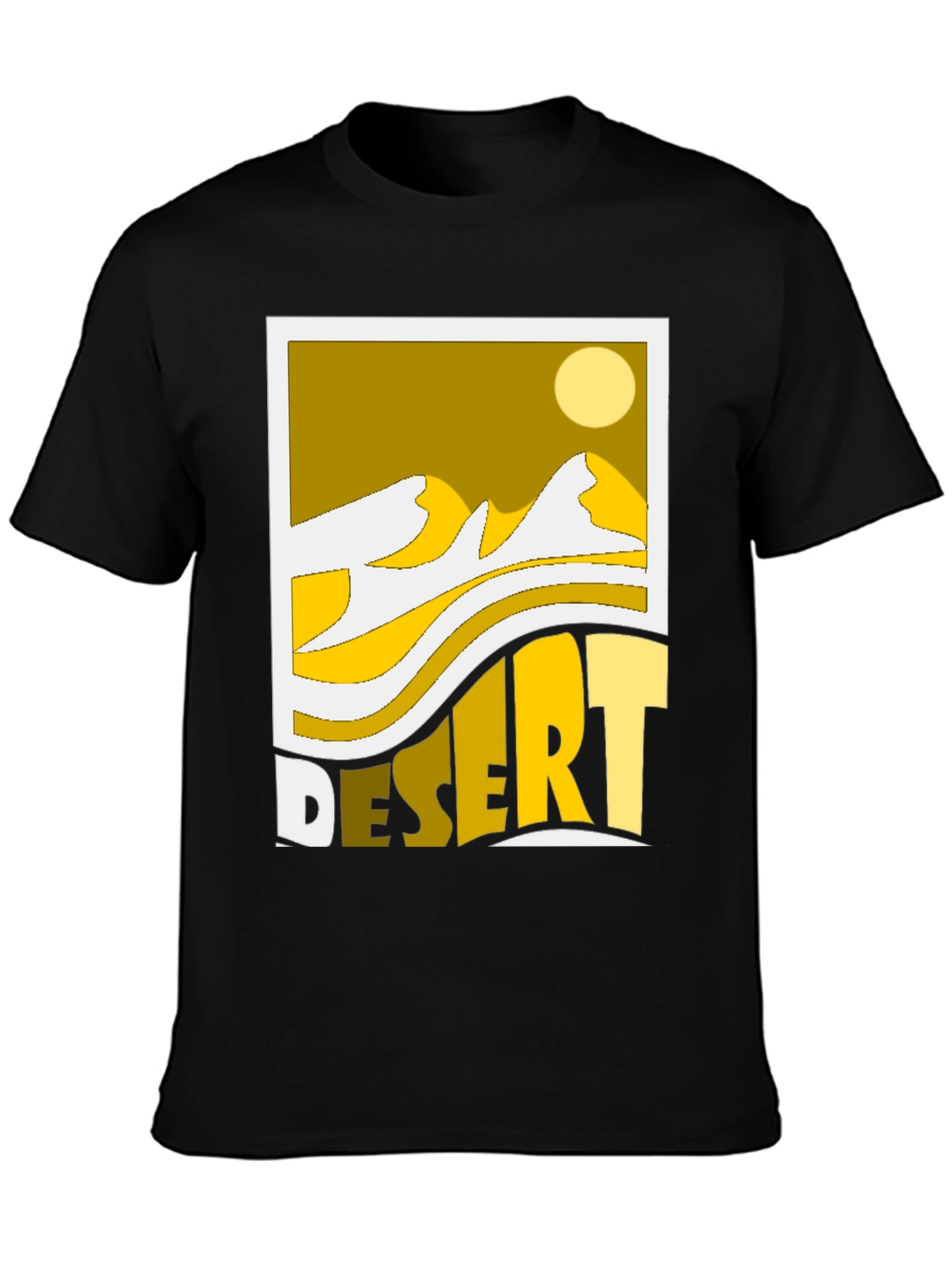 Desert Graphic Tee - Yellow Sands