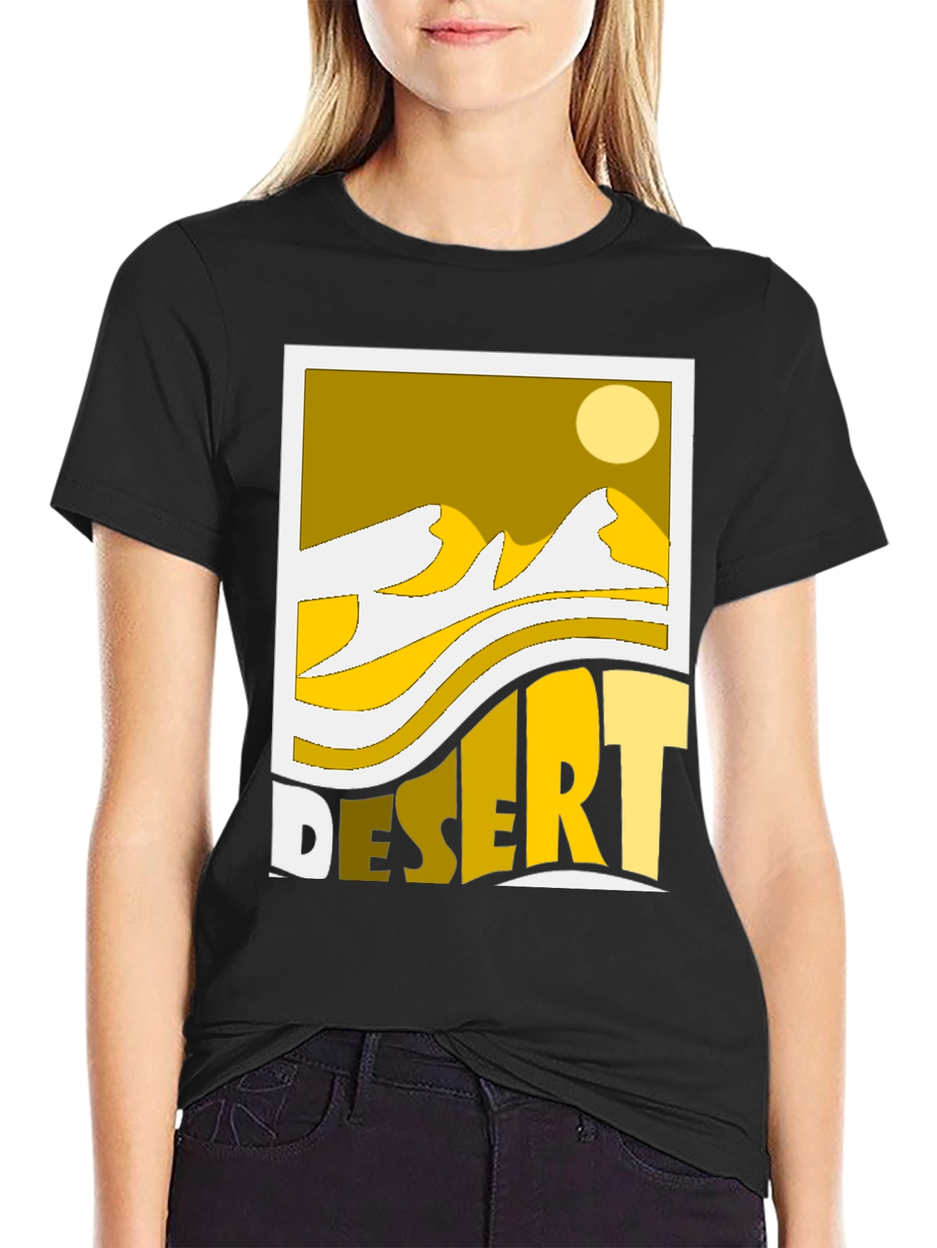 Desert Graphic Tee - Yellow Sands